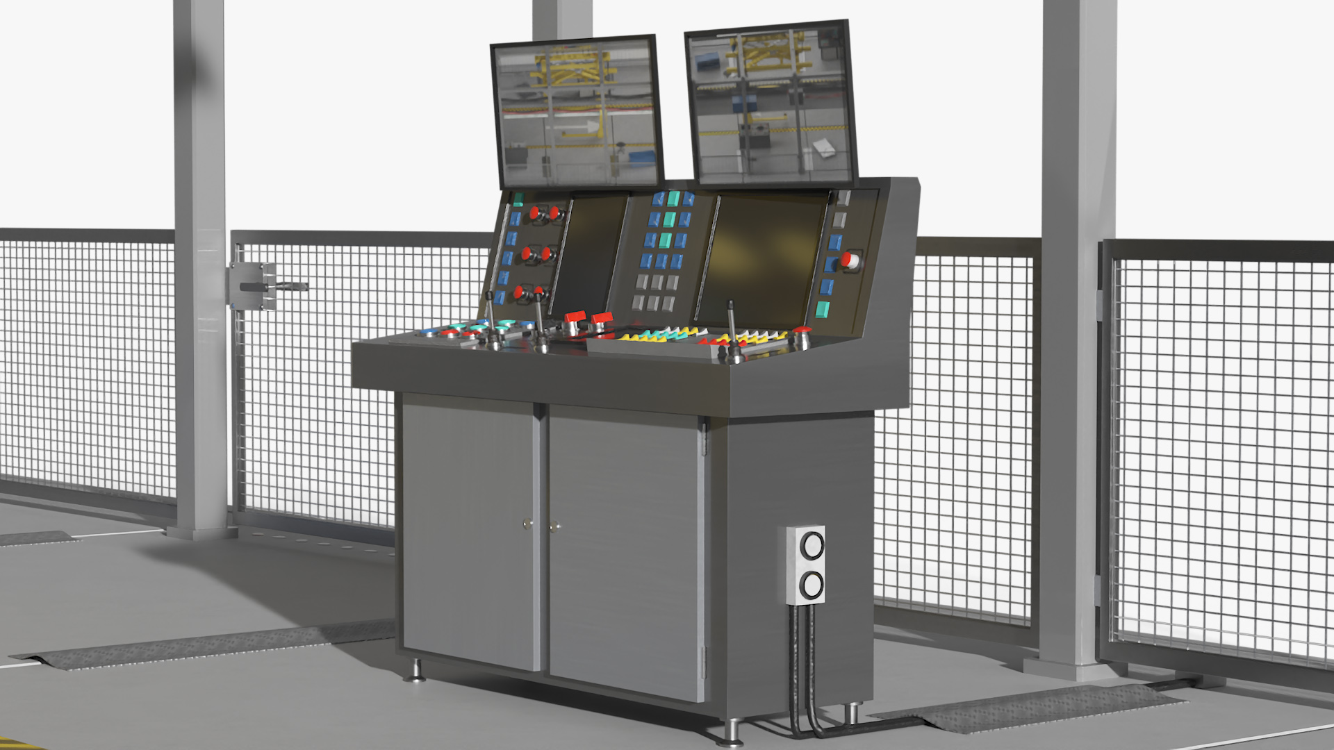 Tesla Assembly Line 3D model