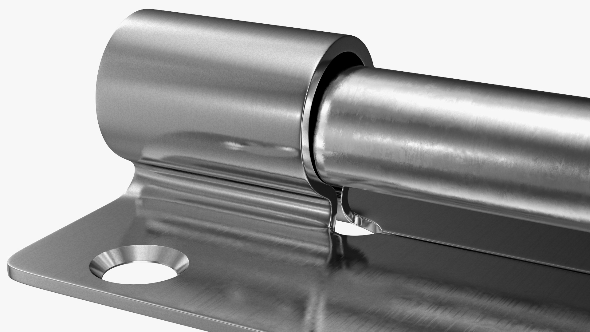 Stainless Steel Door Latch Sliding Lock 3D model