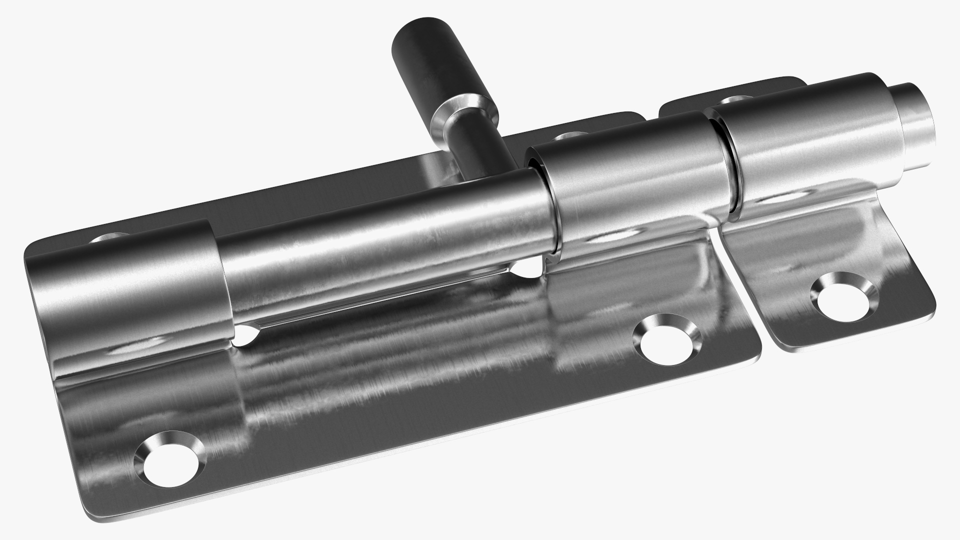 Stainless Steel Door Latch Sliding Lock 3D model