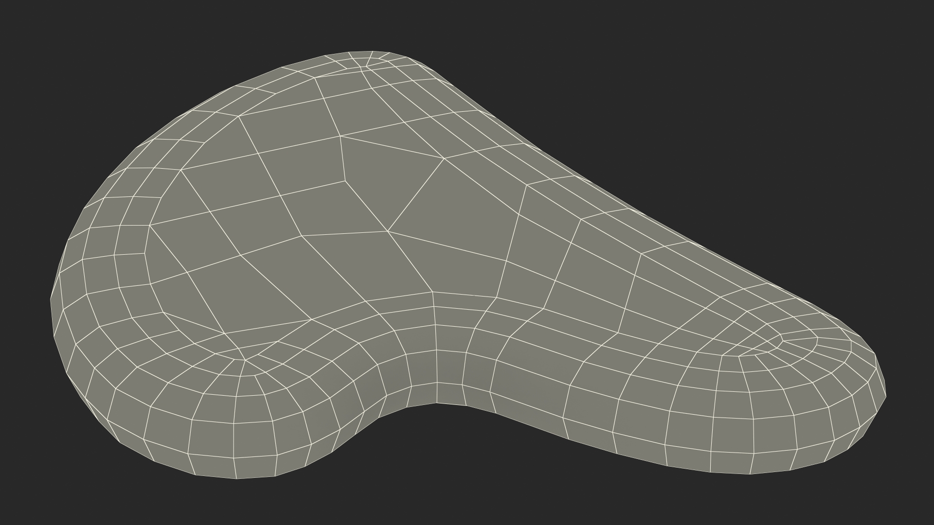 Rose Quartz Gua Sha 3D model