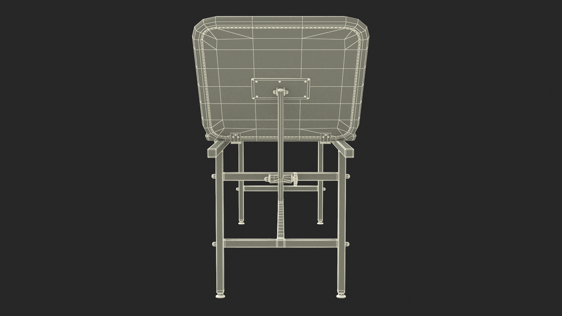 First Aid Examination Couch 3D