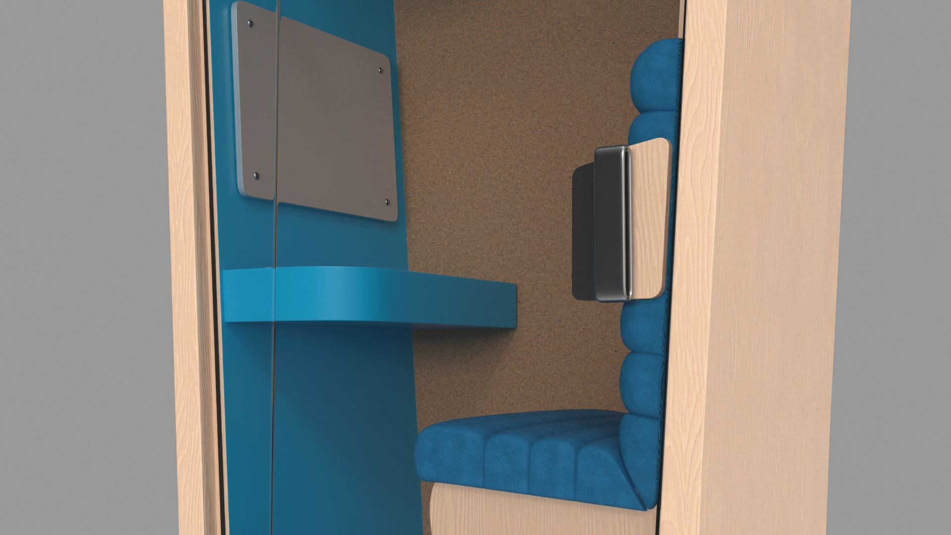 3D model Modern Office Phone Booth