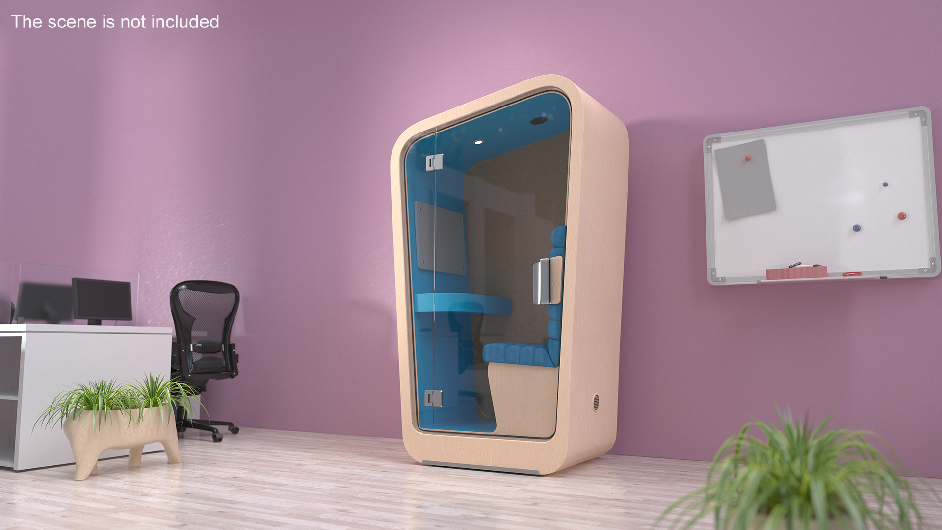 3D model Modern Office Phone Booth