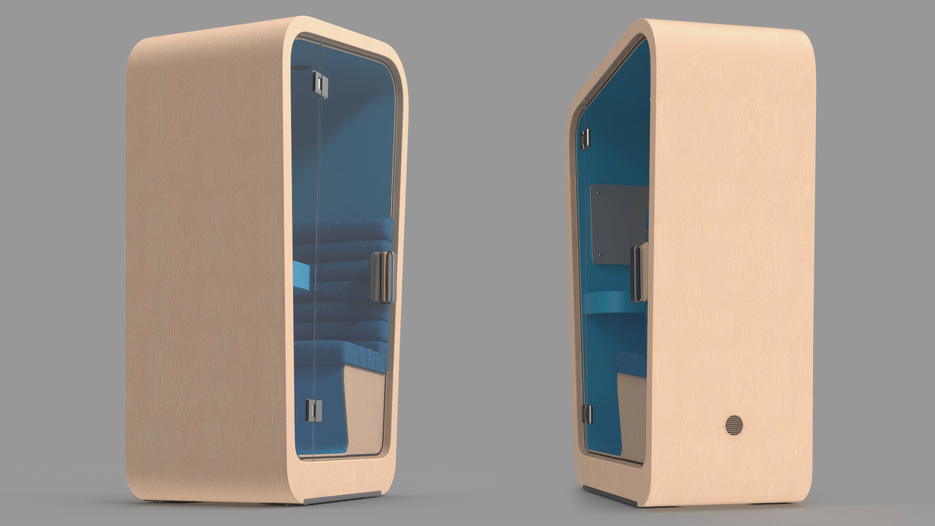 3D model Modern Office Phone Booth