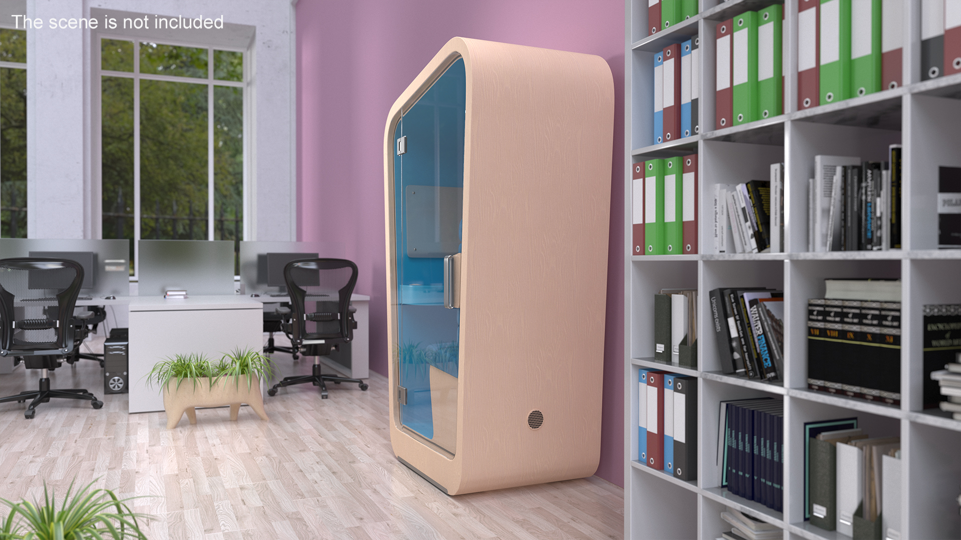 3D model Modern Office Phone Booth