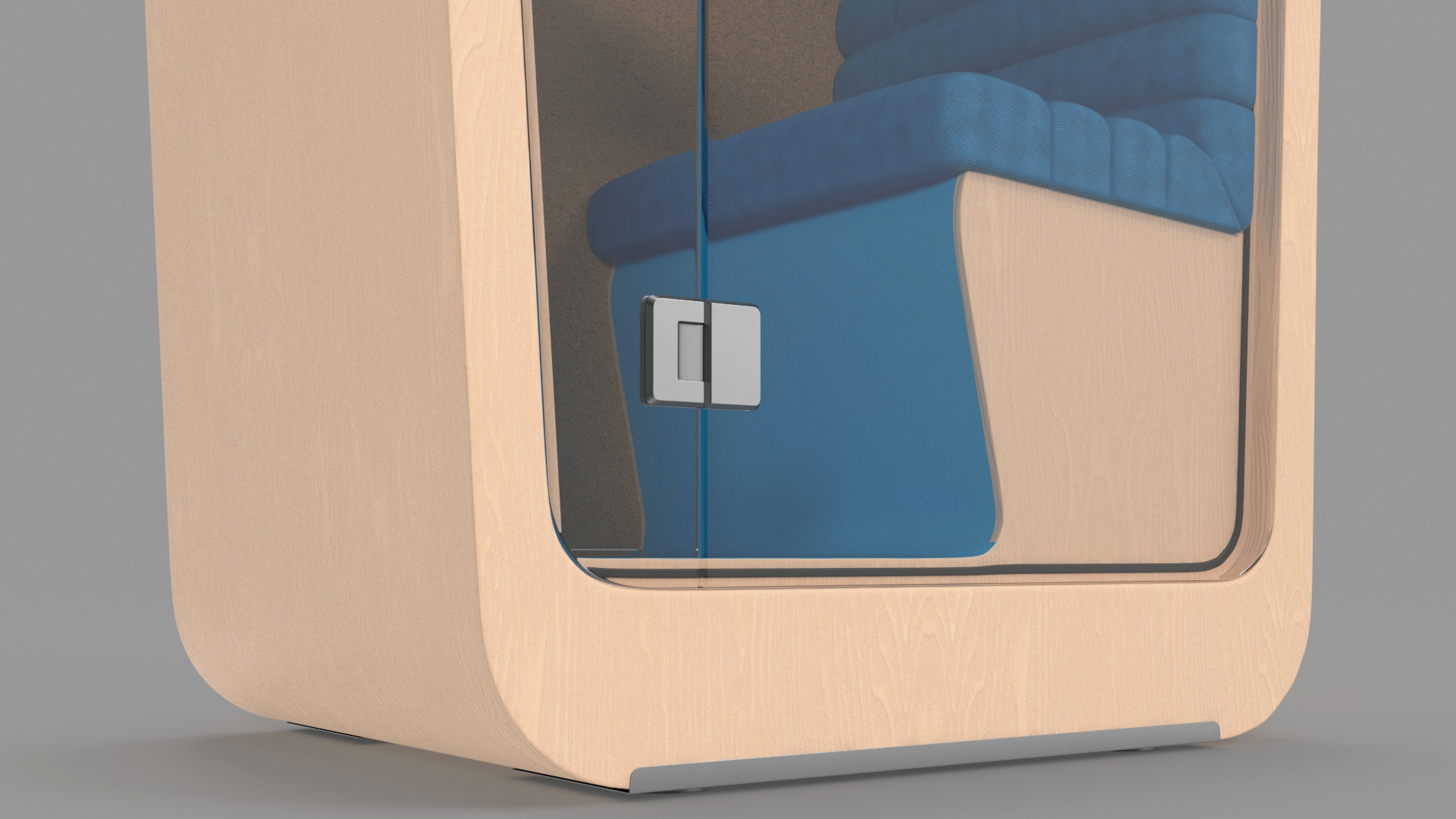 3D model Modern Office Phone Booth