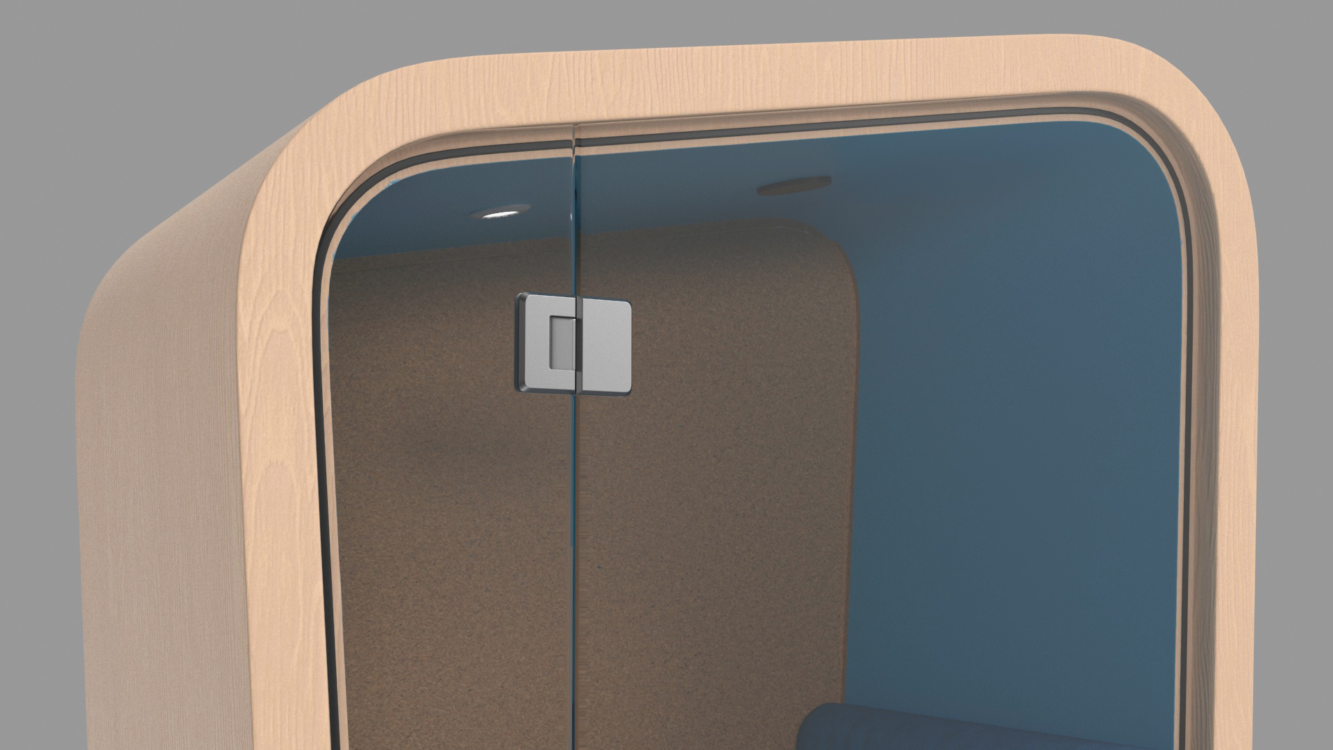 3D model Modern Office Phone Booth