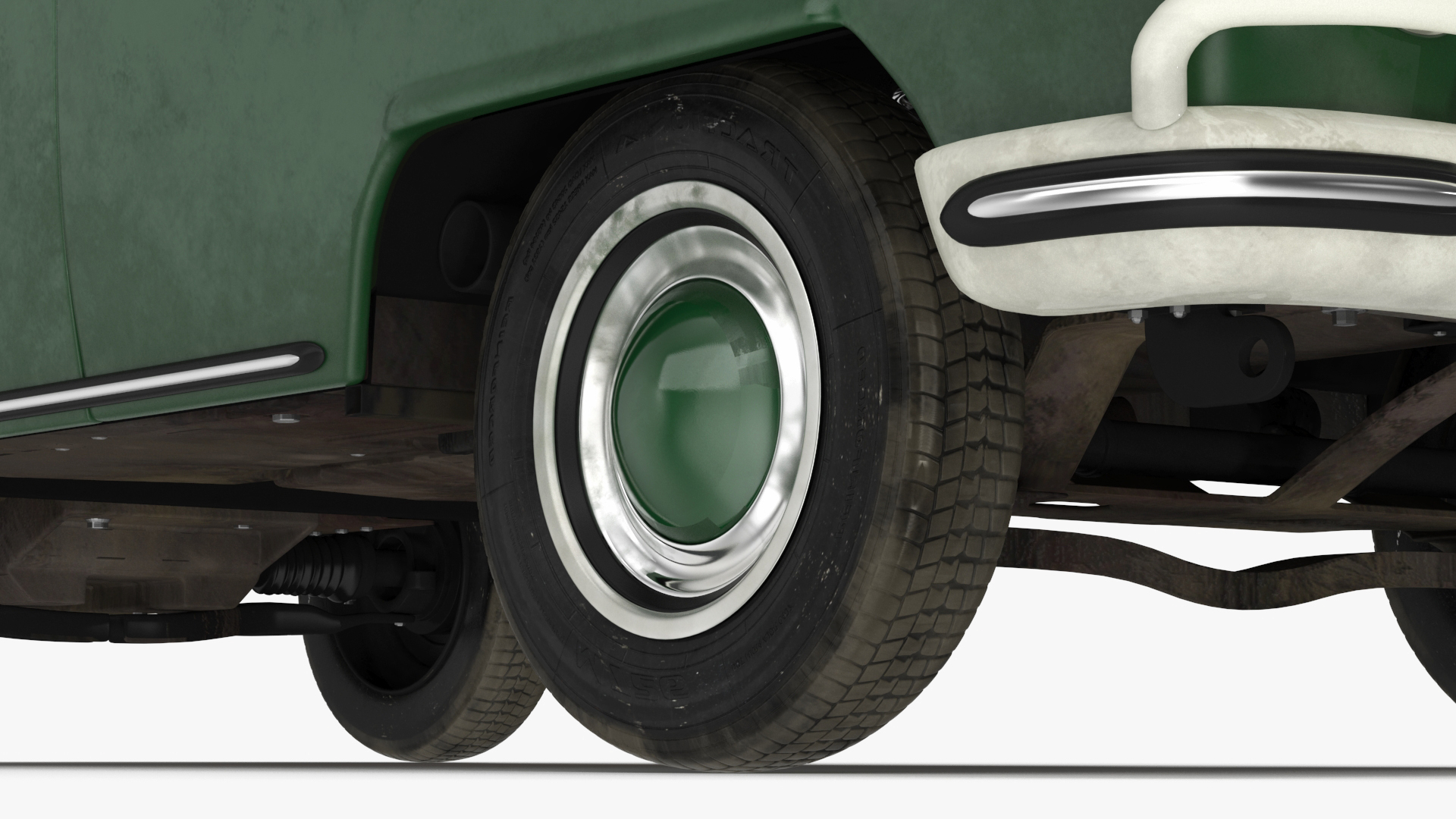 Vintage Volkswagen Type 2 Pickup 3D