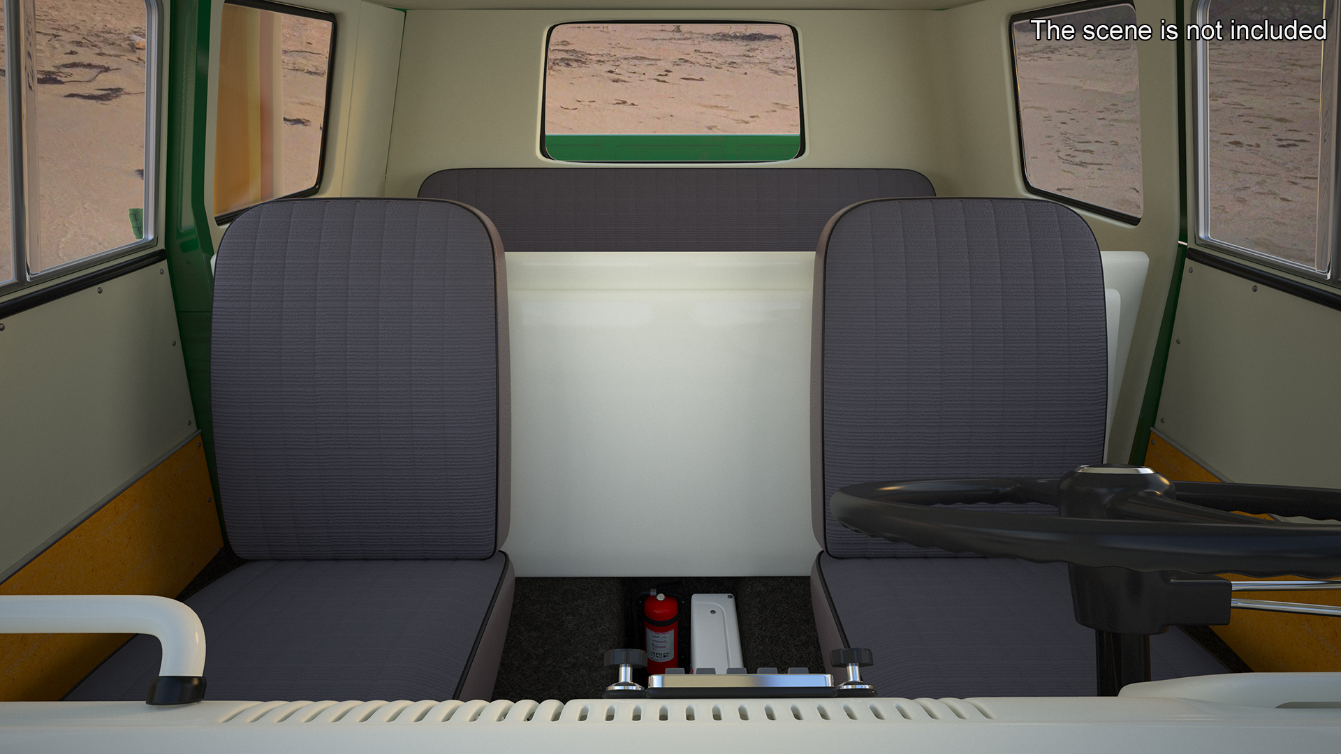 Vintage Volkswagen Type 2 Pickup 3D