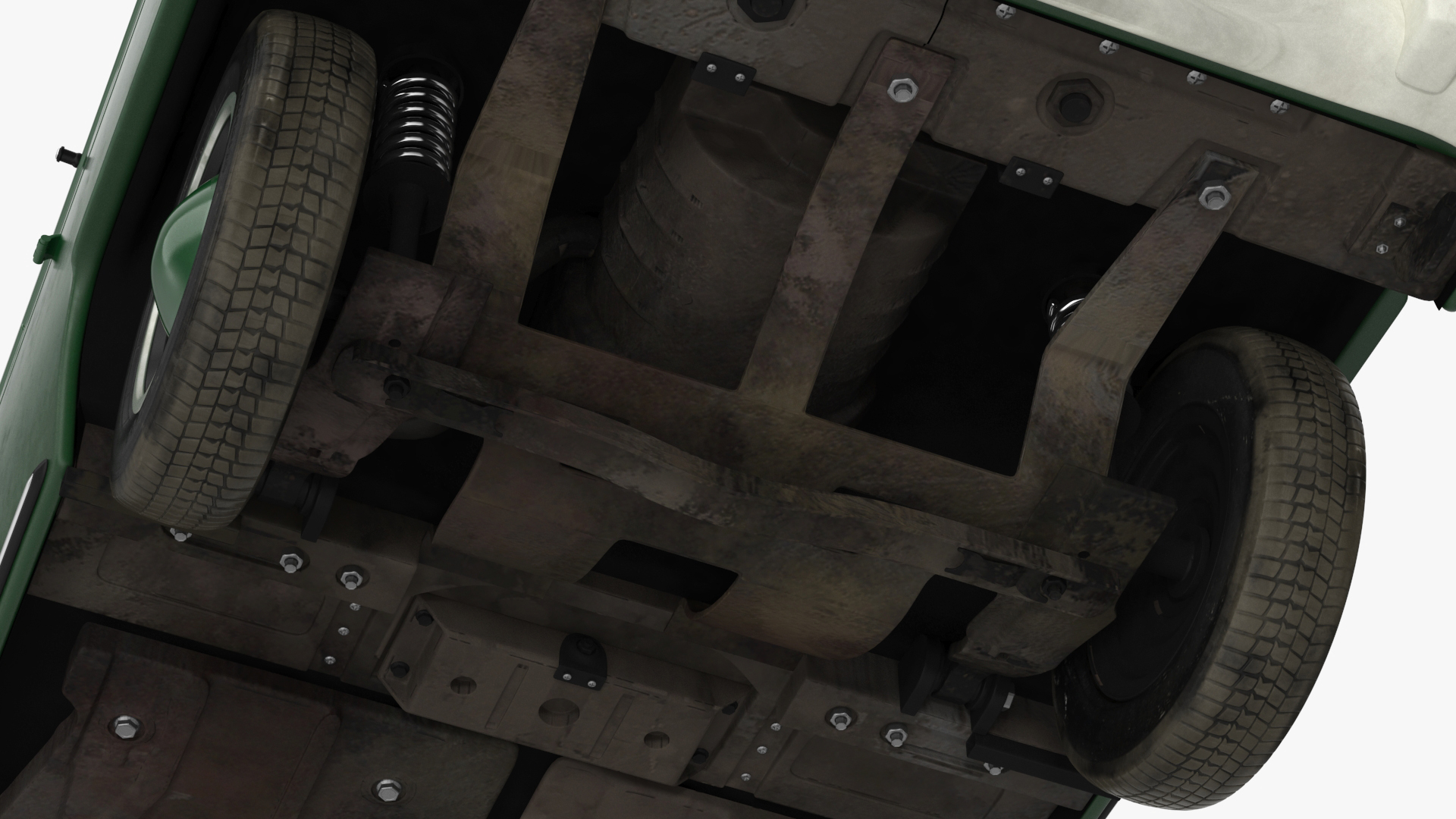 Vintage Volkswagen Type 2 Pickup 3D