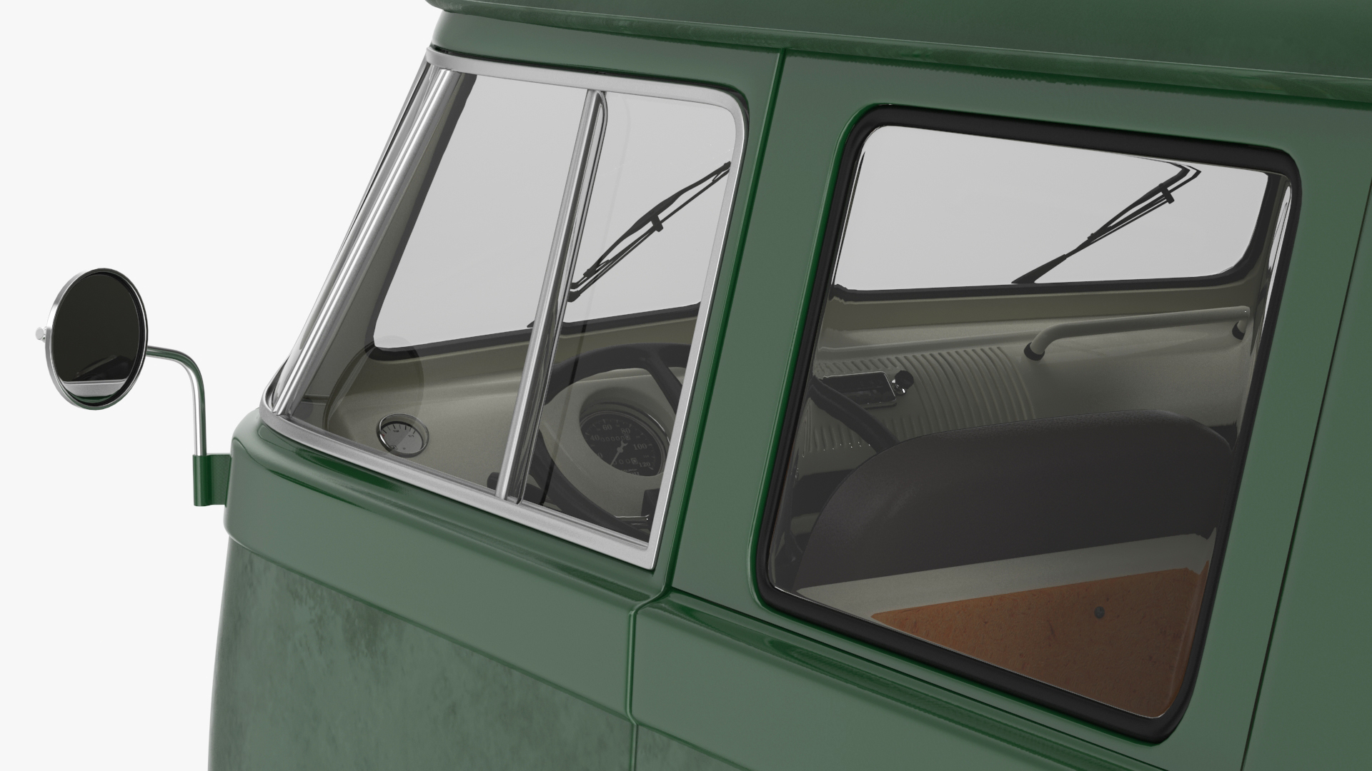 Vintage Volkswagen Type 2 Pickup 3D