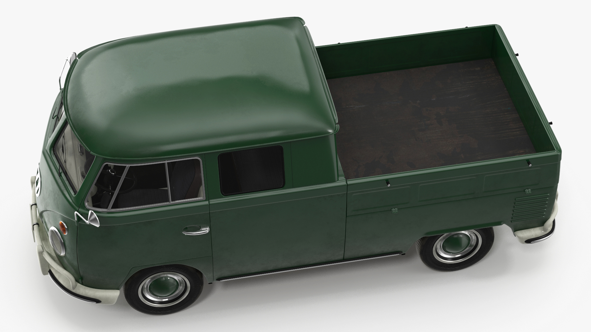 Vintage Volkswagen Type 2 Pickup 3D