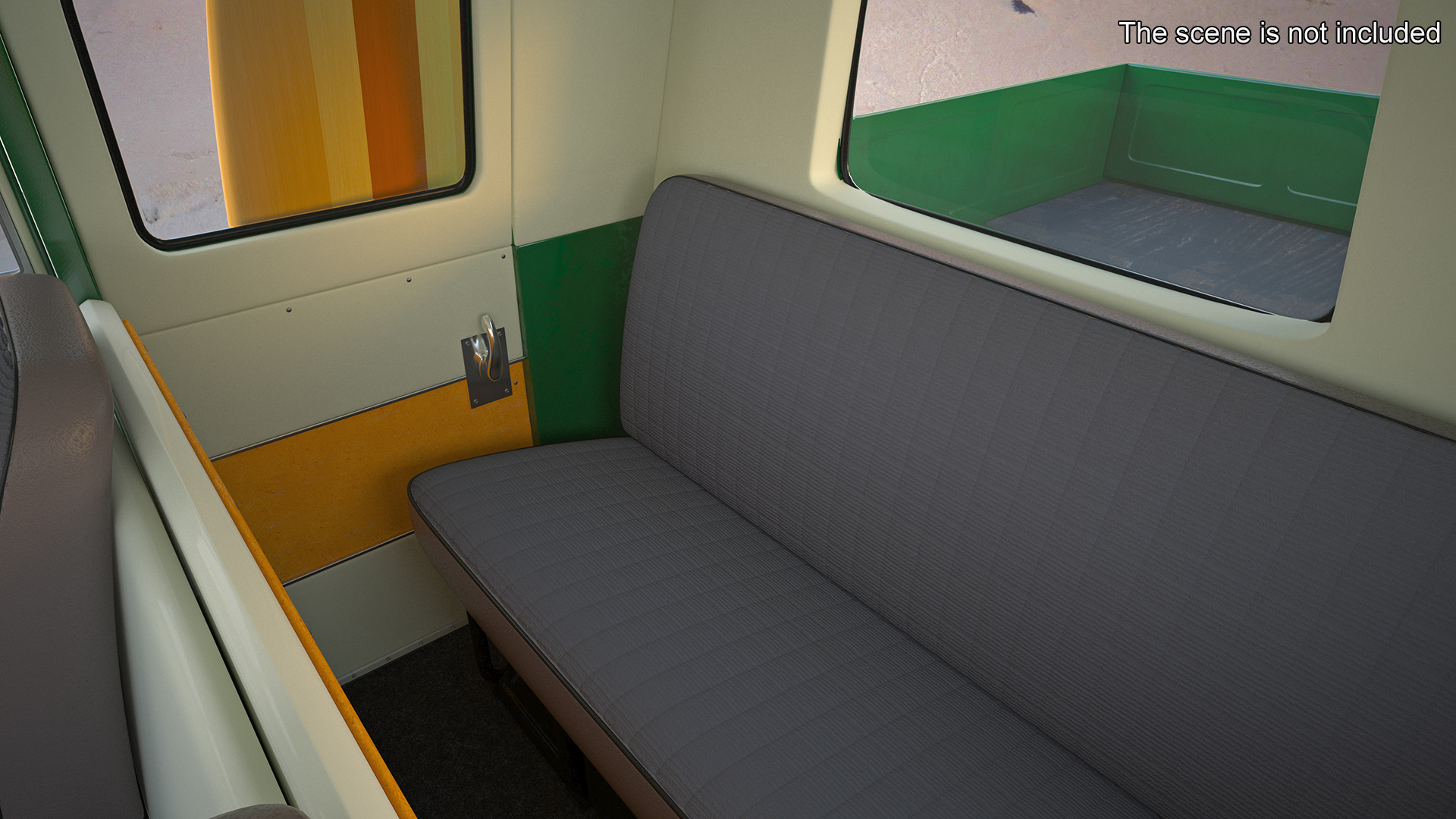 Vintage Volkswagen Type 2 Pickup 3D