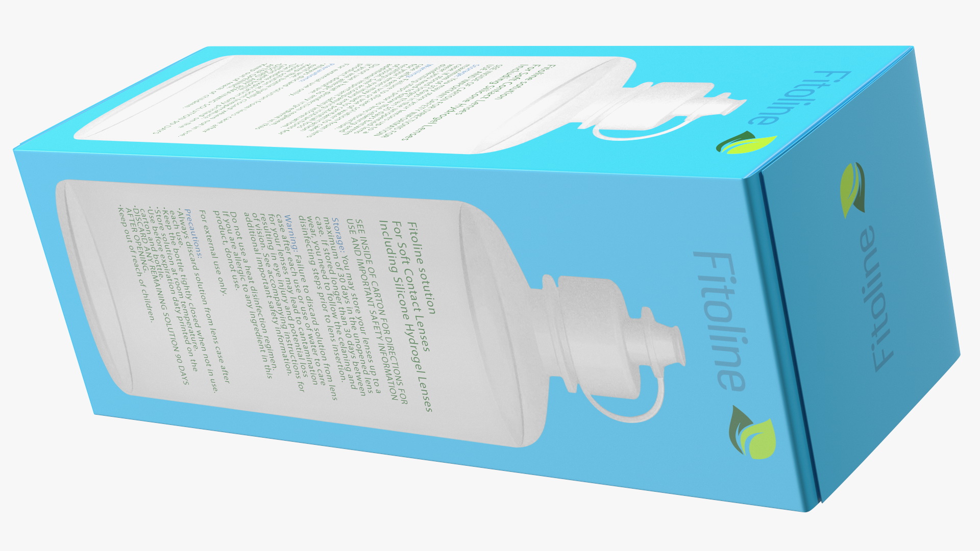 Contact Lens Fluid Packaging Clear Eyes 3D model