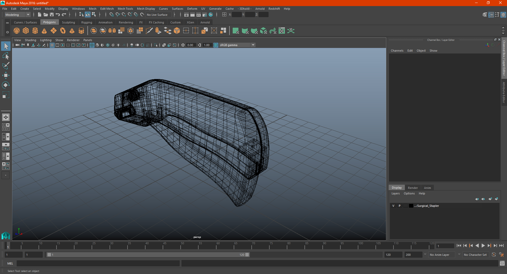 3D Surgical Stapler