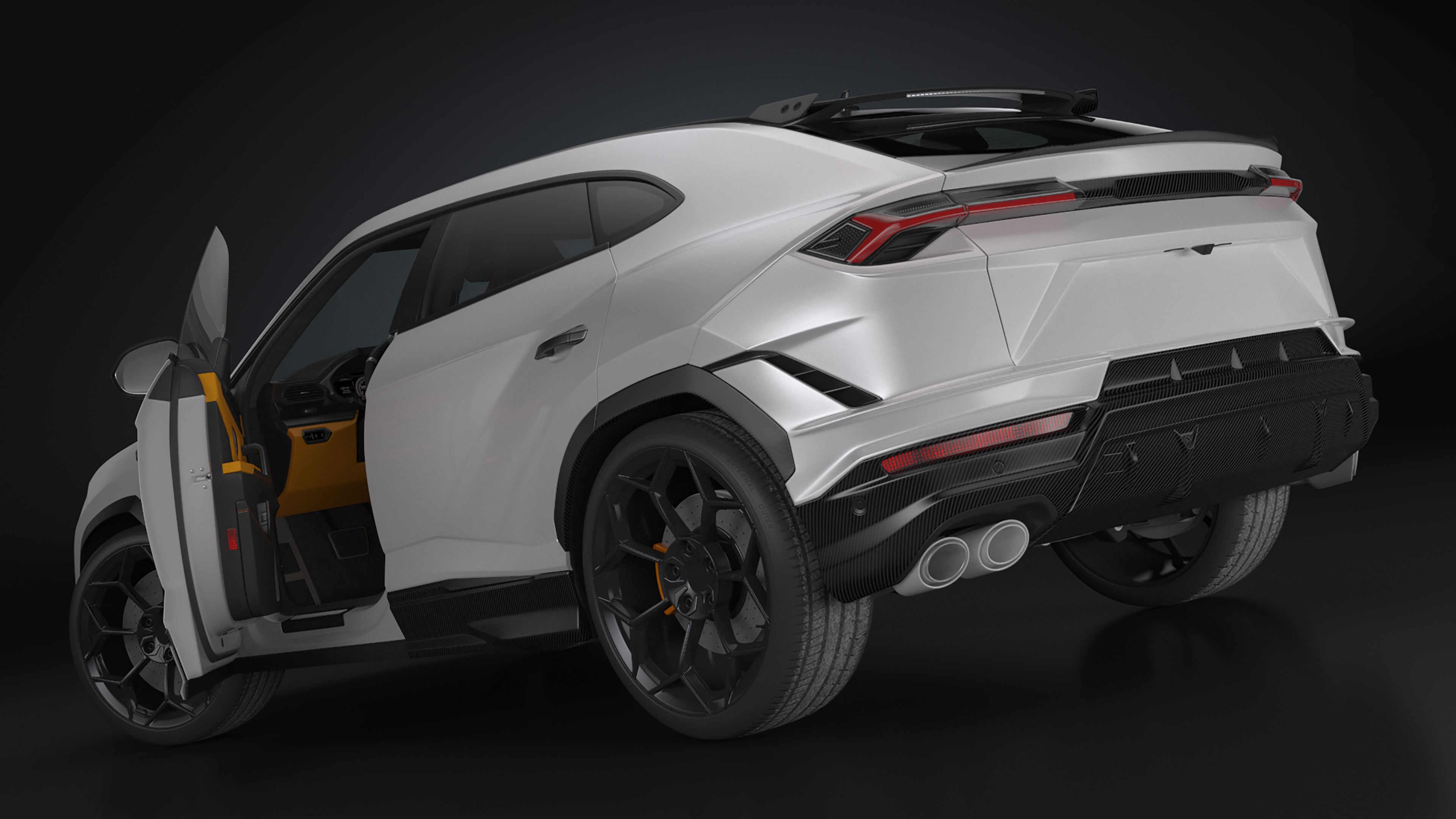 3D Super Luxury SUV Rigged model