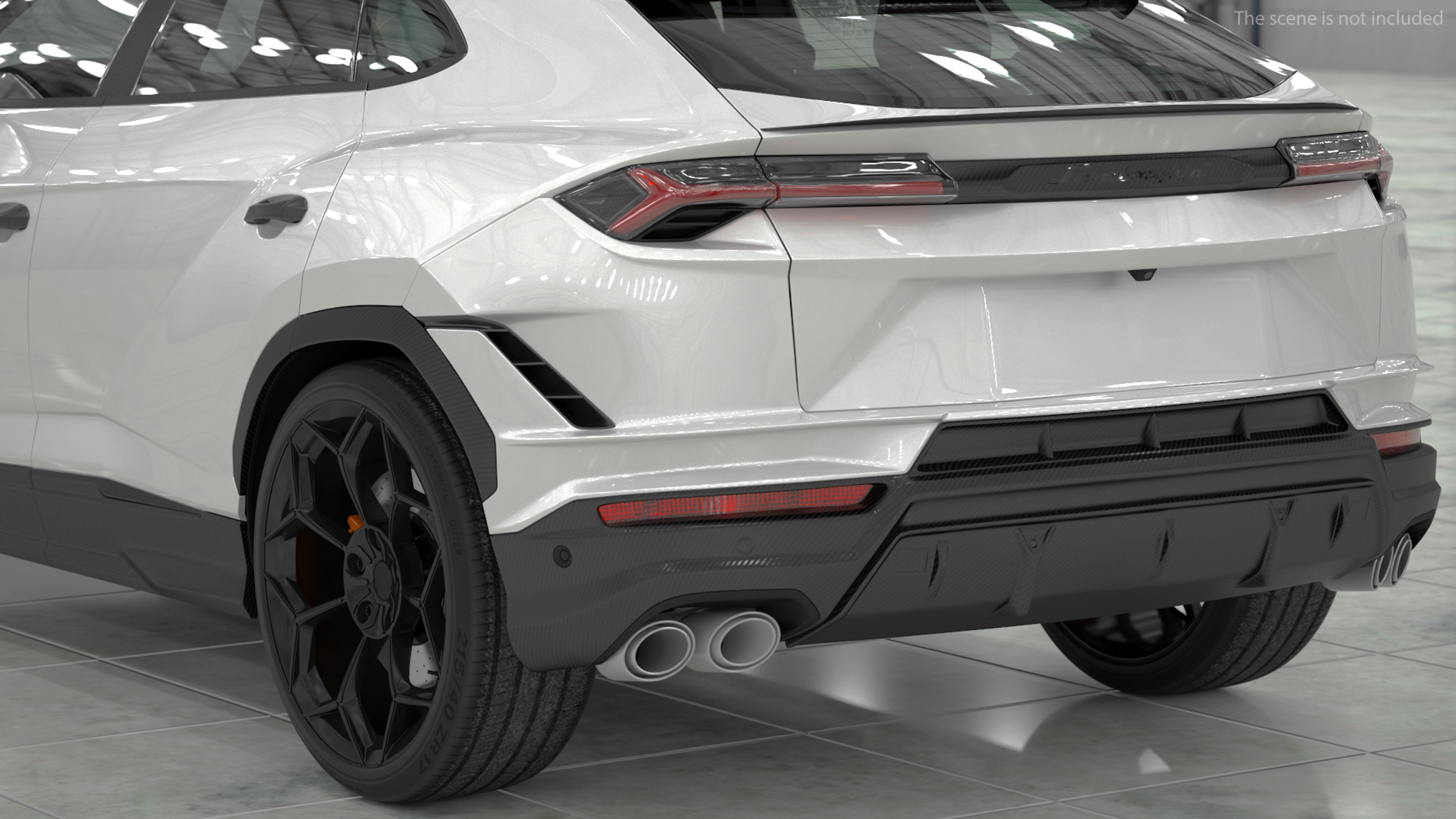 3D Super Luxury SUV Rigged model