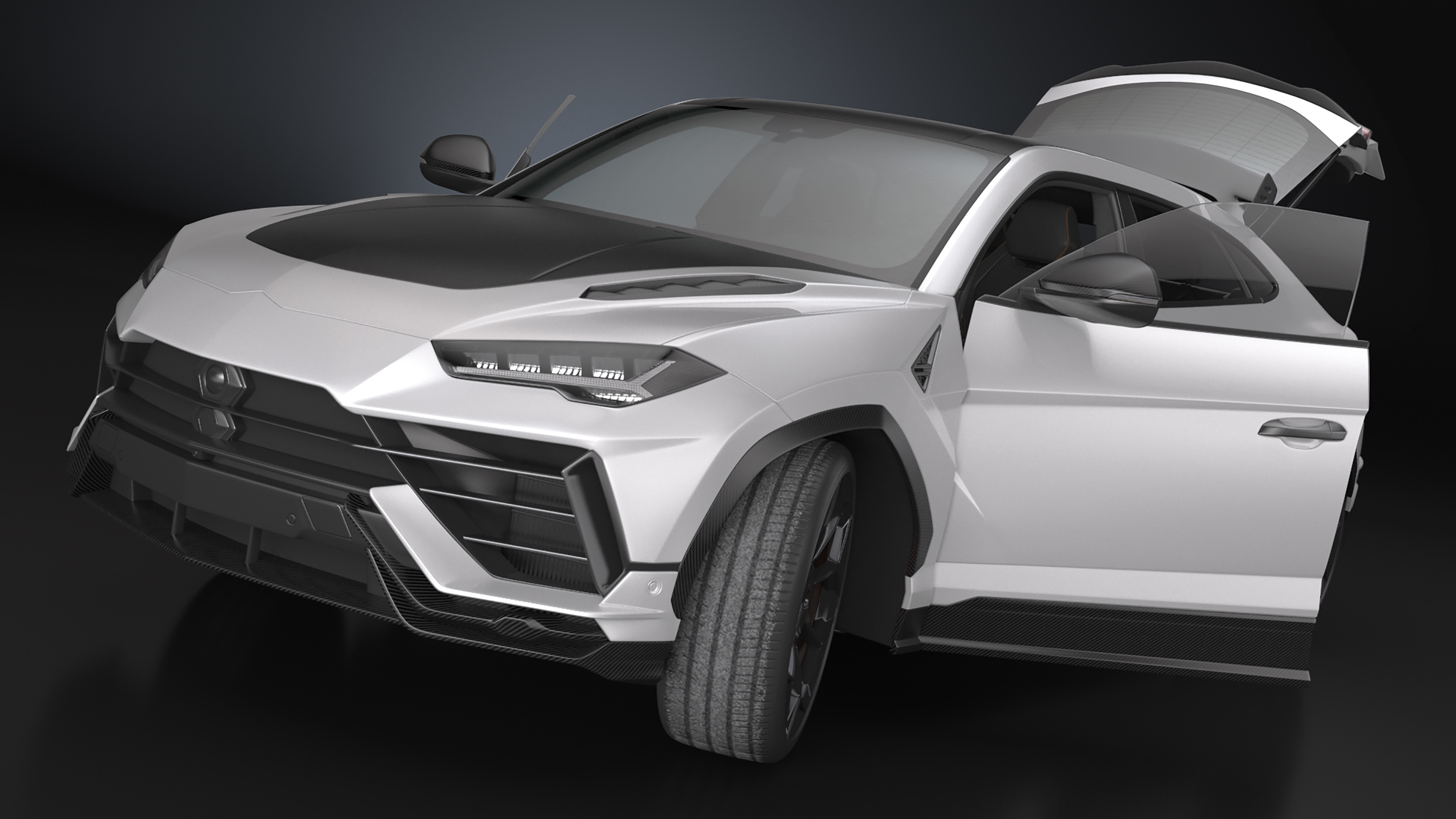 3D Super Luxury SUV Rigged model