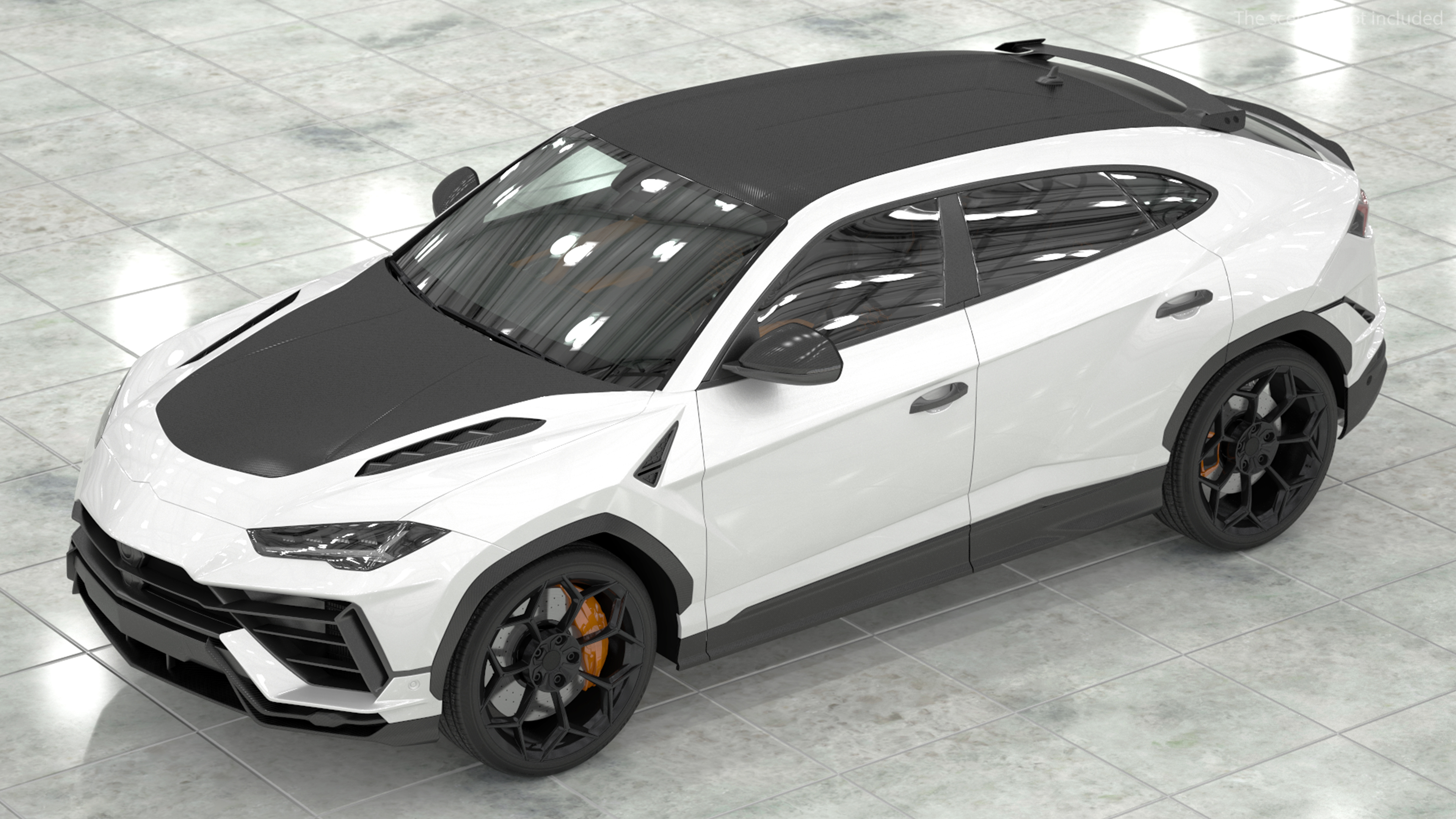 3D Super Luxury SUV Rigged model