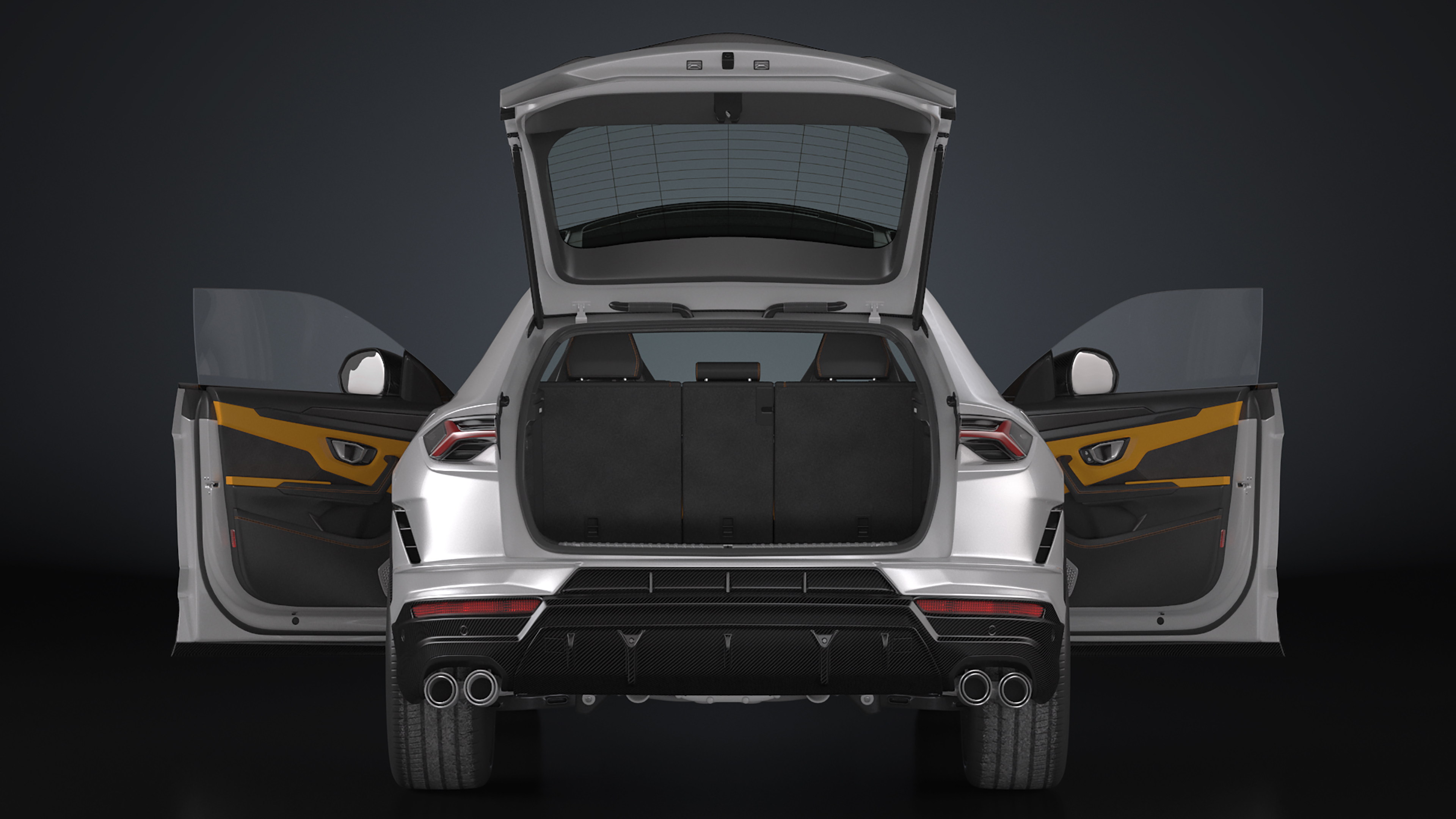 3D Super Luxury SUV Rigged model