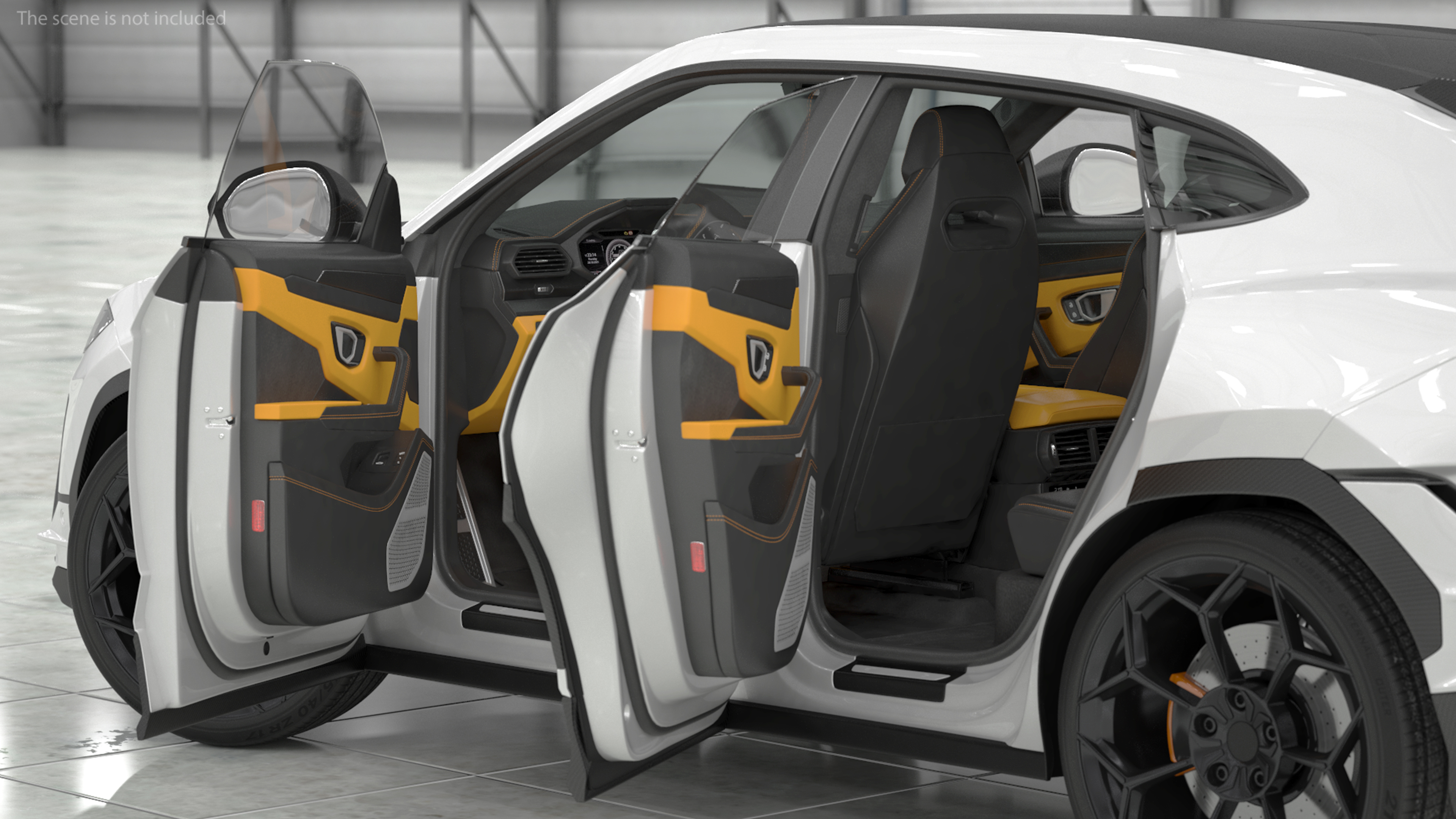 3D Super Luxury SUV Rigged model