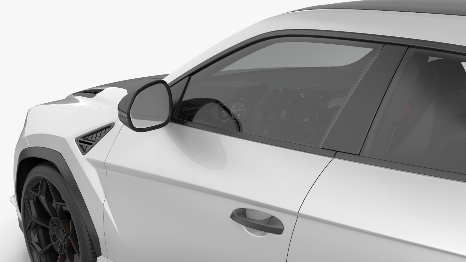 3D Super Luxury SUV Rigged model