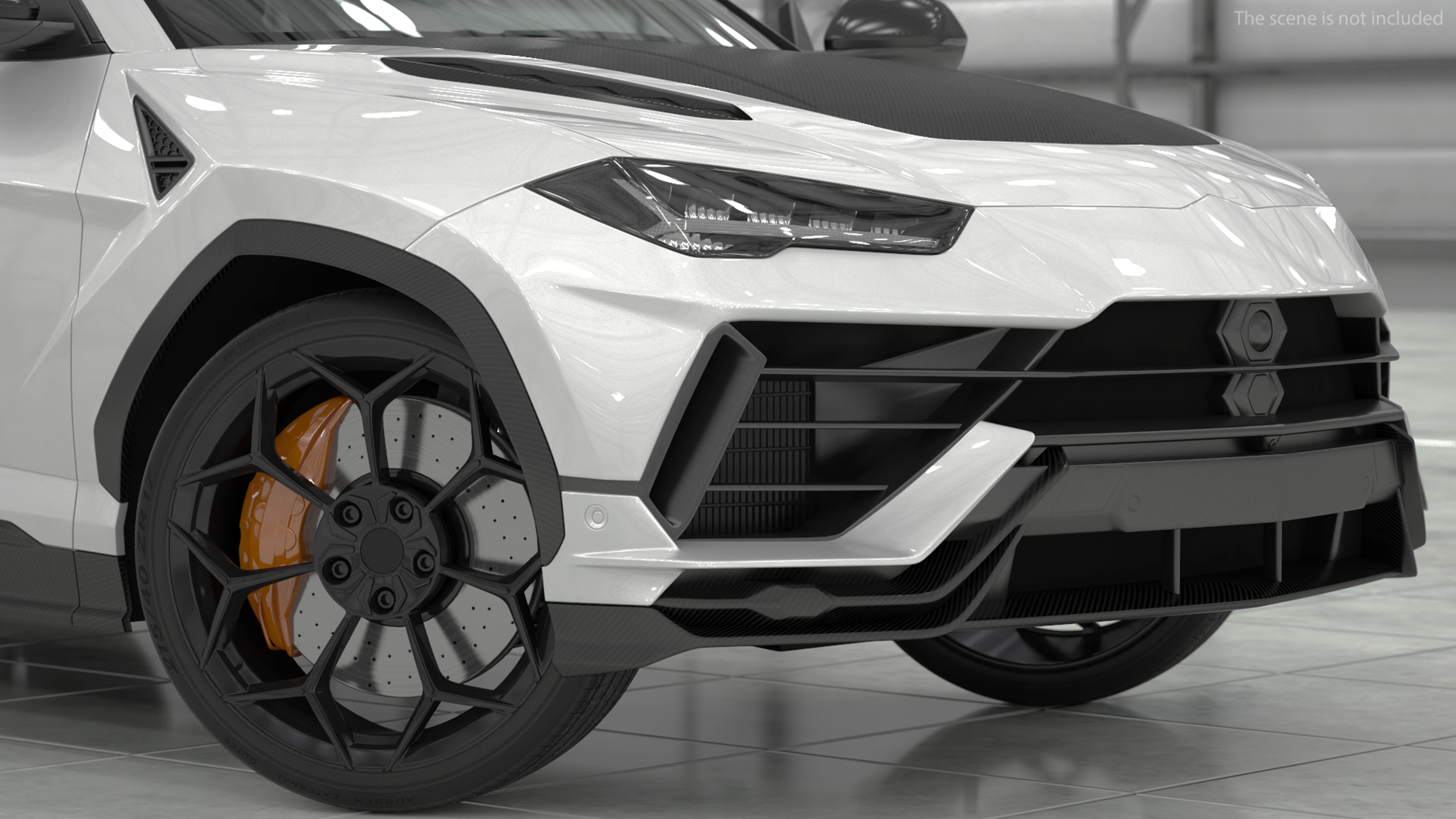 3D Super Luxury SUV Rigged model