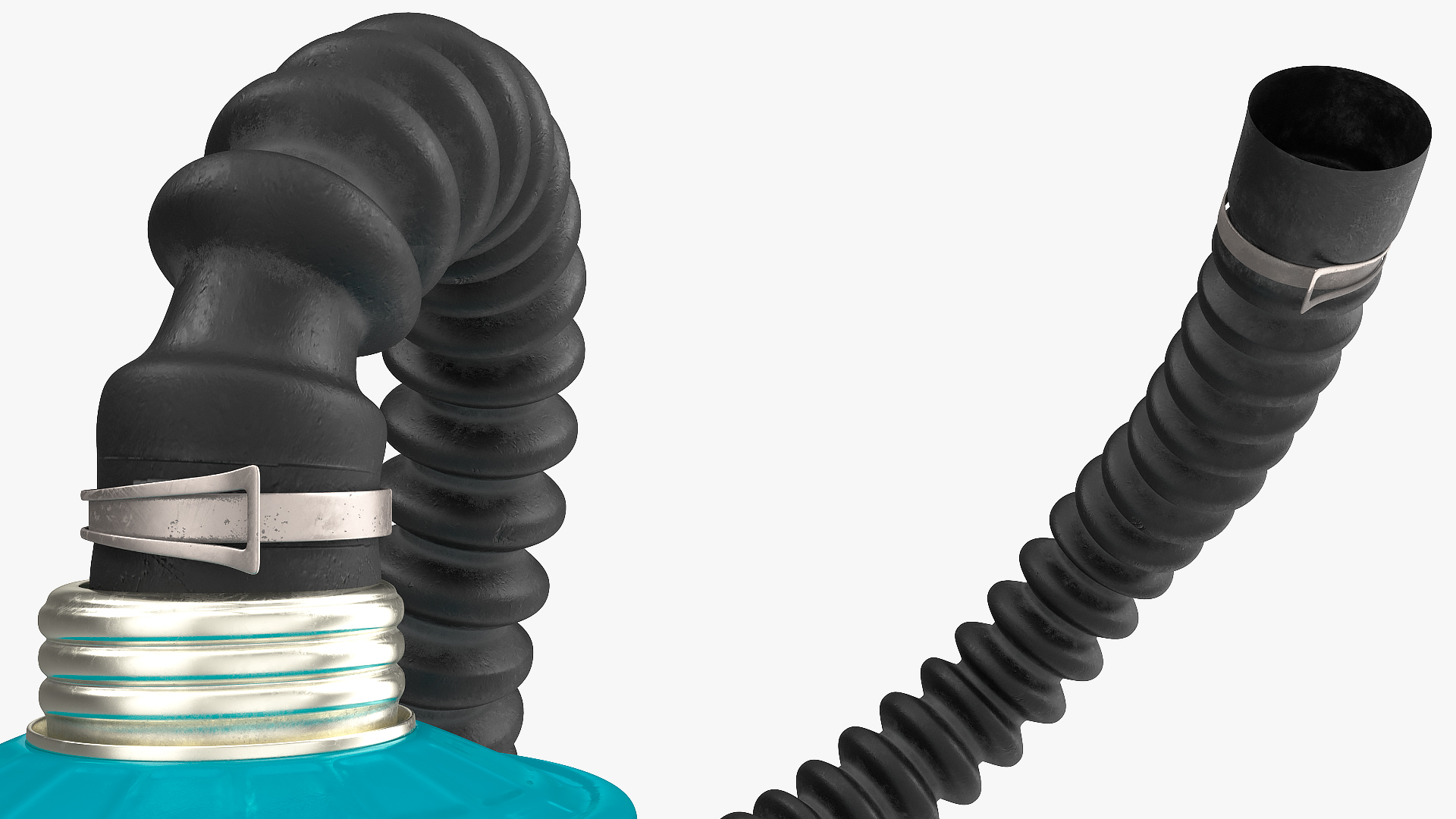 3D model Filter Canister with Hose