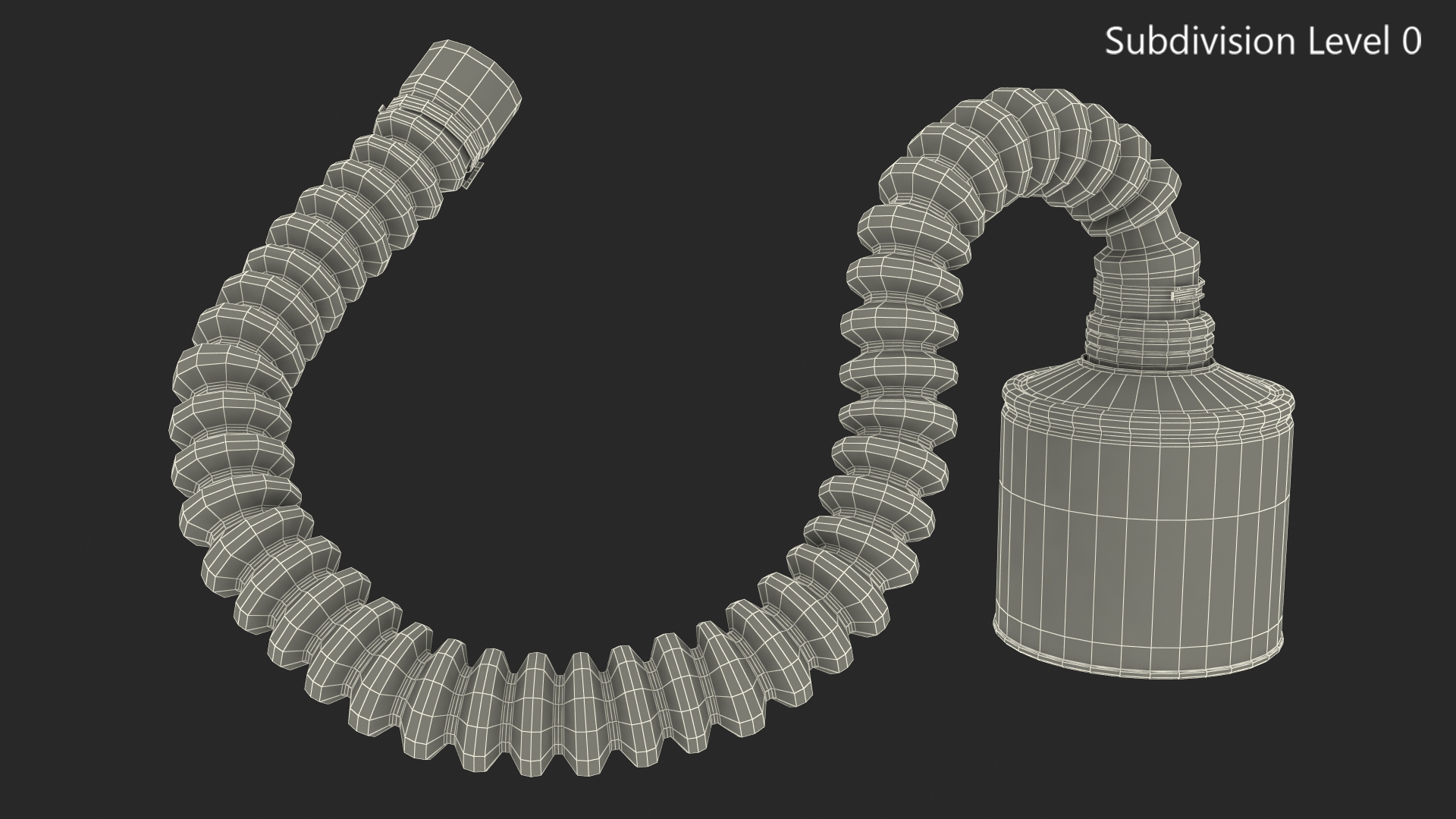 3D model Filter Canister with Hose