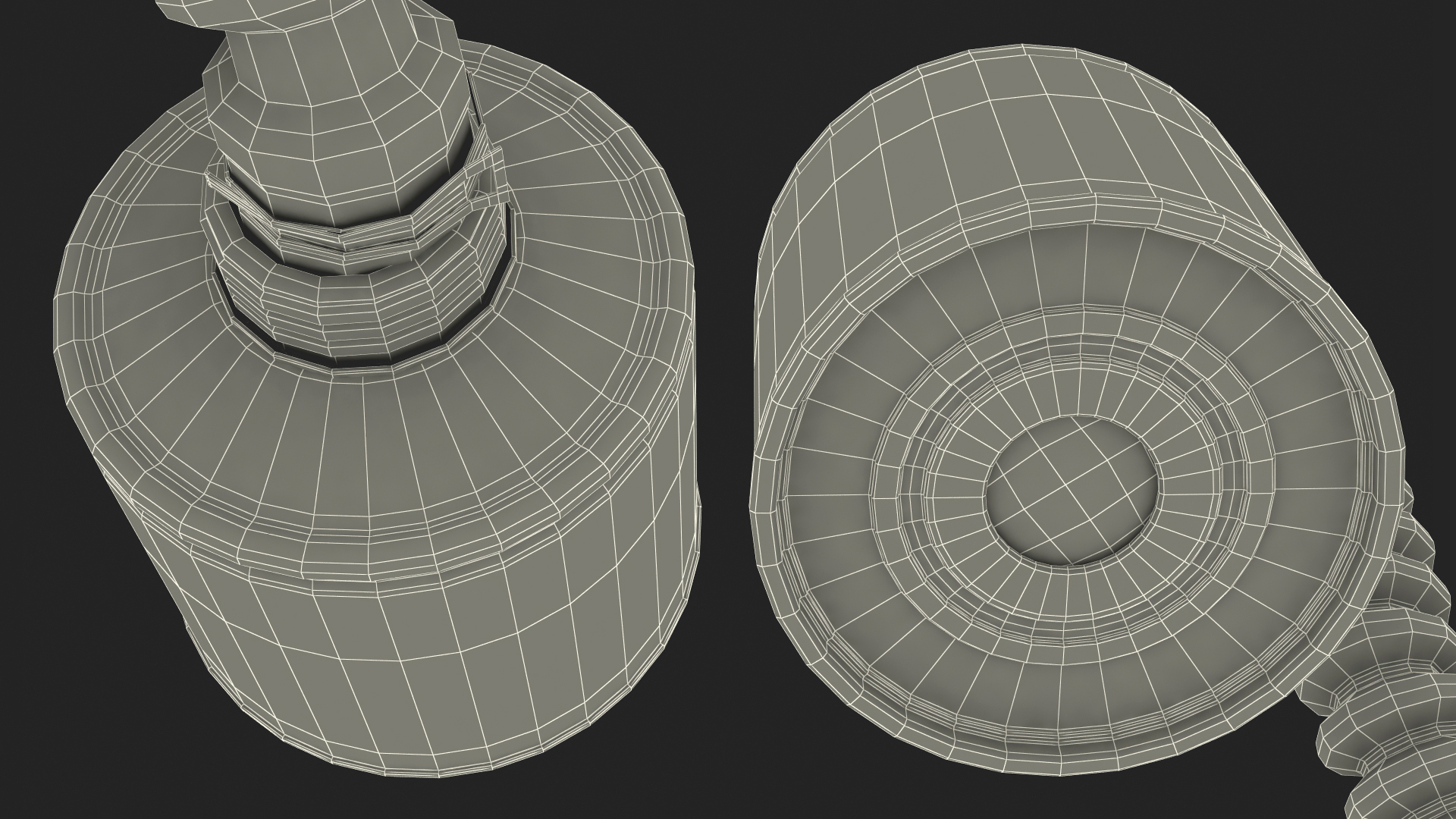 3D model Filter Canister with Hose