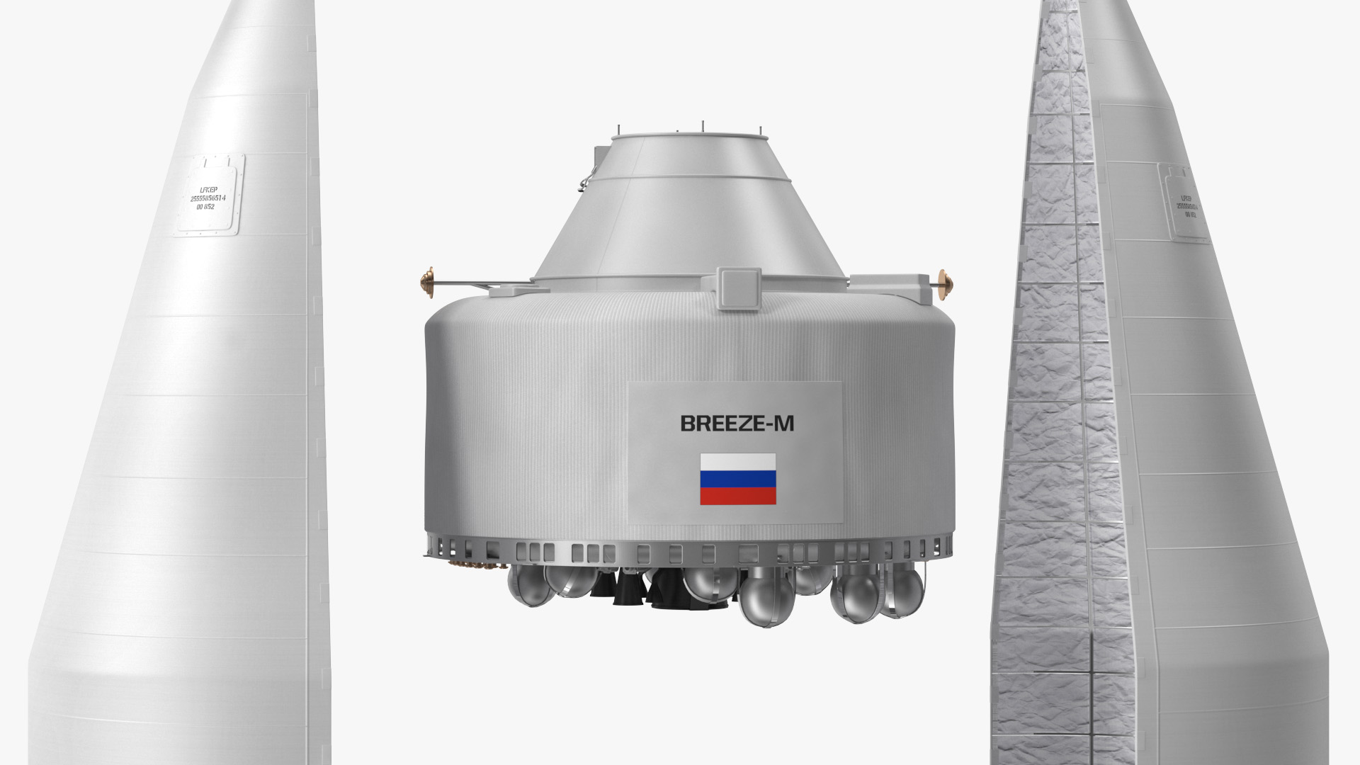 3D model LV Angara Breeze M Upper Stage