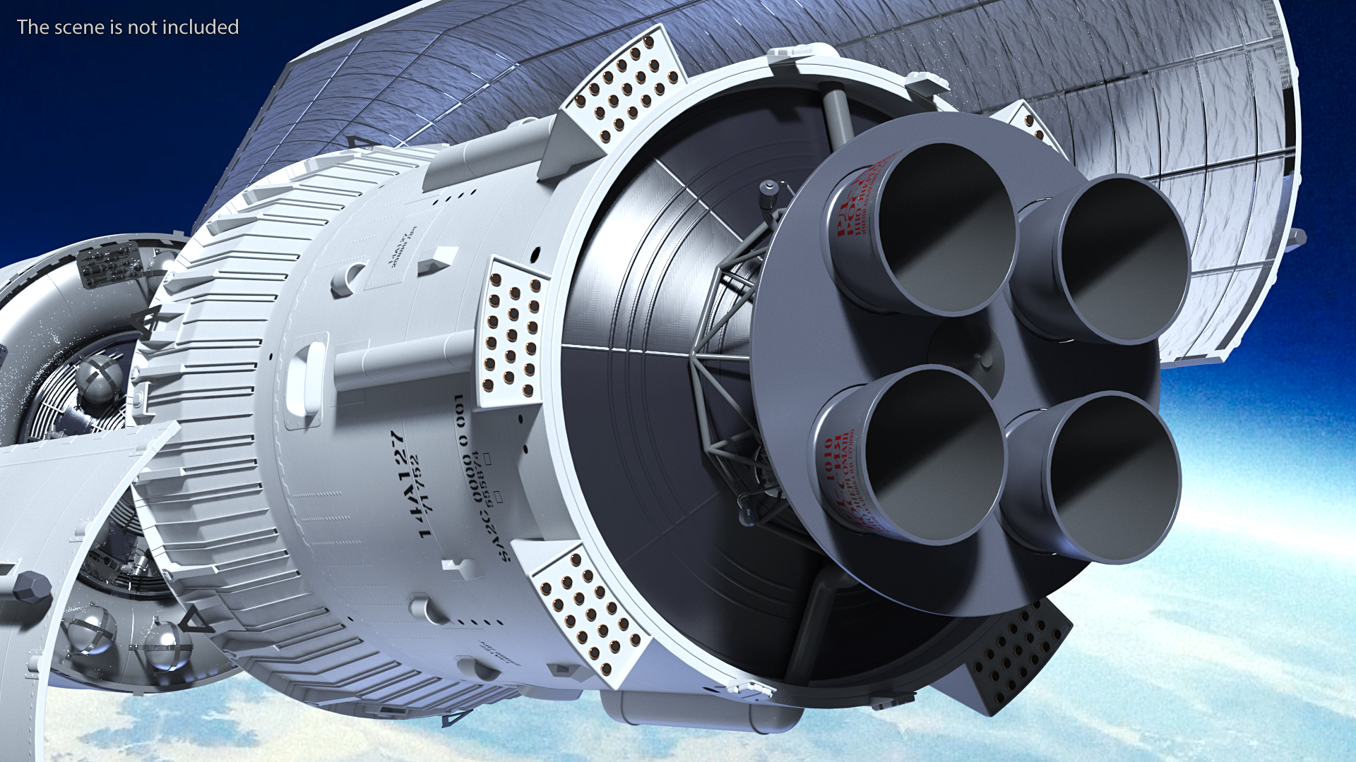 3D model LV Angara Breeze M Upper Stage