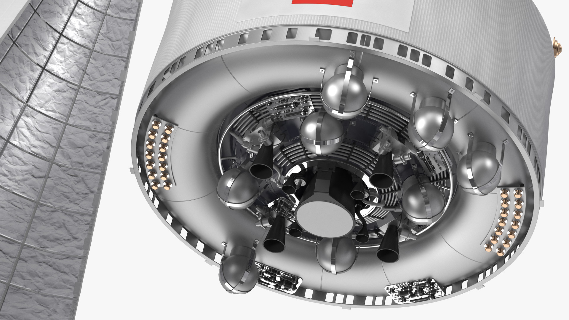 3D model LV Angara Breeze M Upper Stage