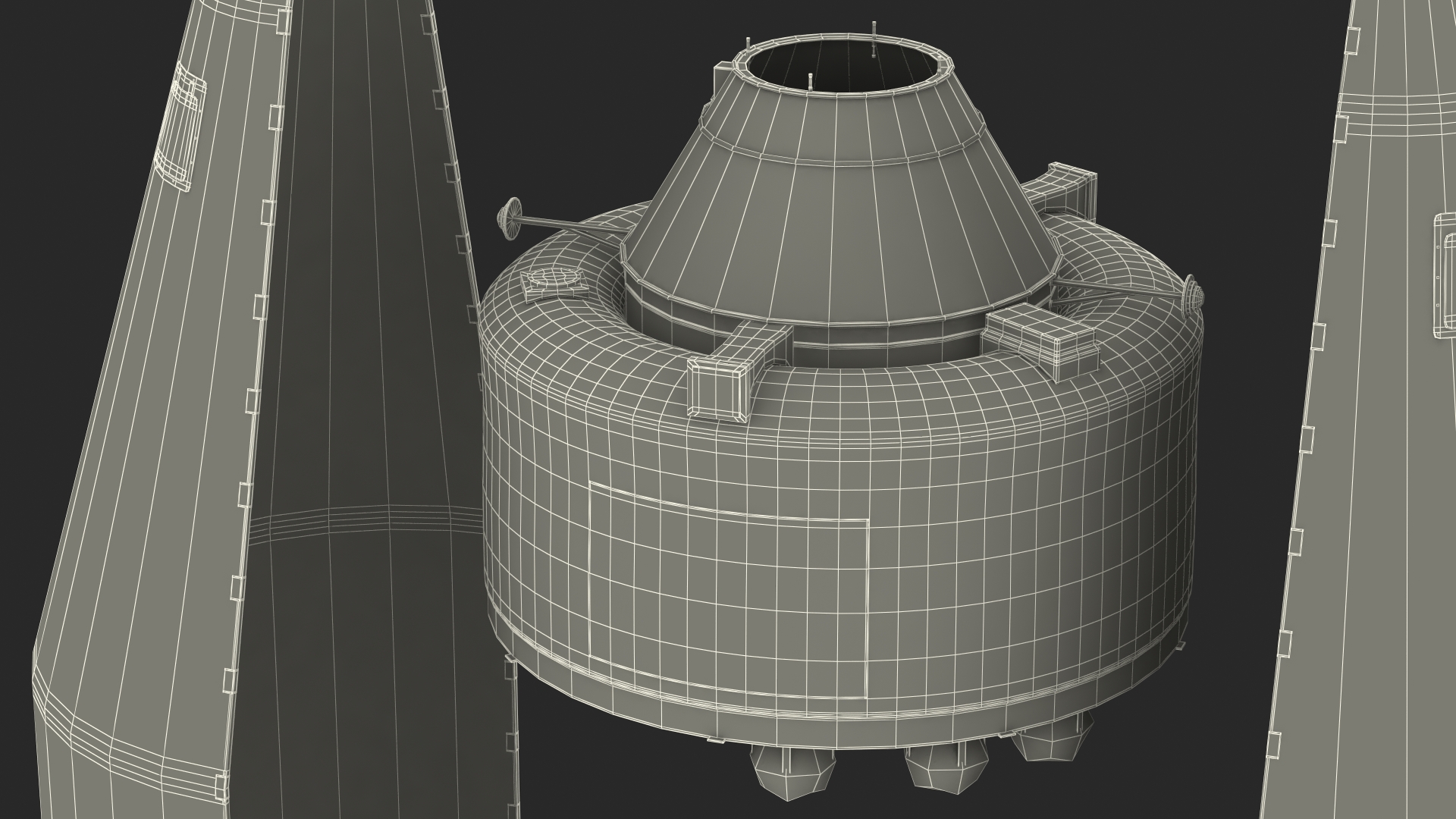 3D model LV Angara Breeze M Upper Stage