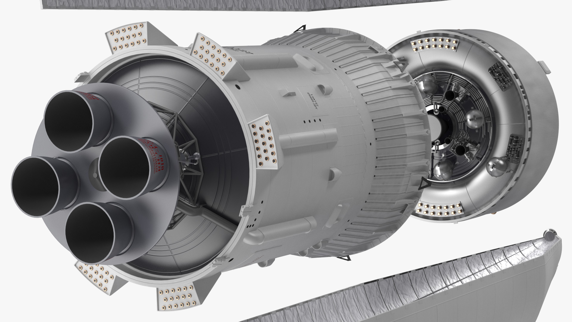 3D model LV Angara Breeze M Upper Stage