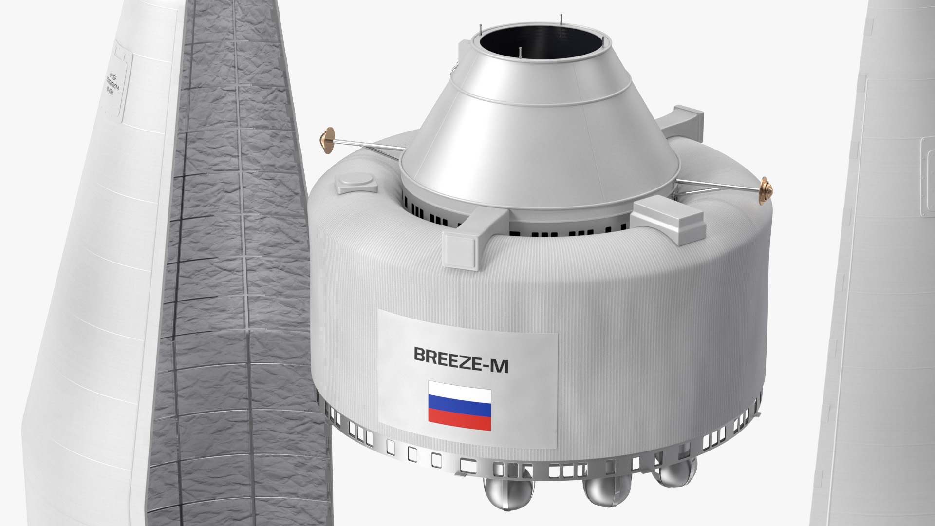 3D model LV Angara Breeze M Upper Stage