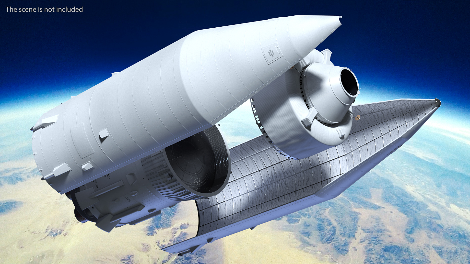 3D model LV Angara Breeze M Upper Stage