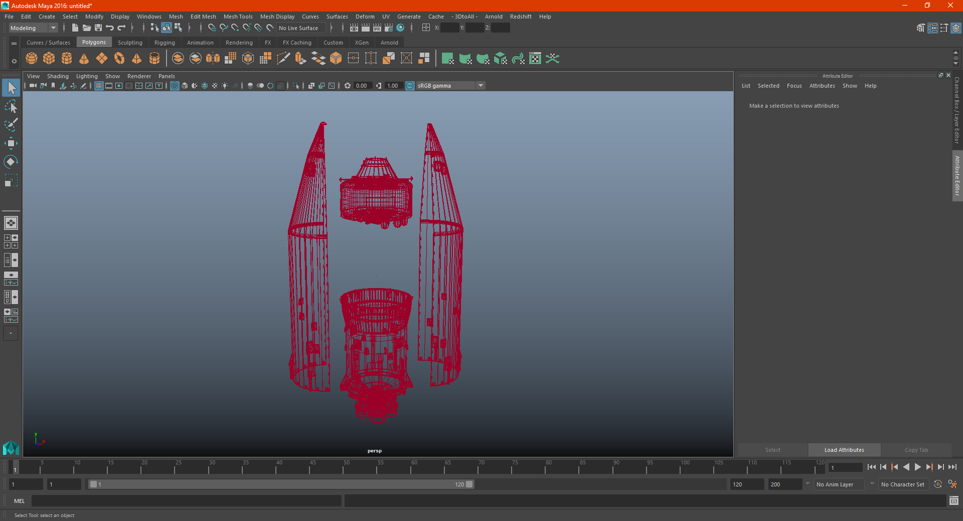 3D model LV Angara Breeze M Upper Stage