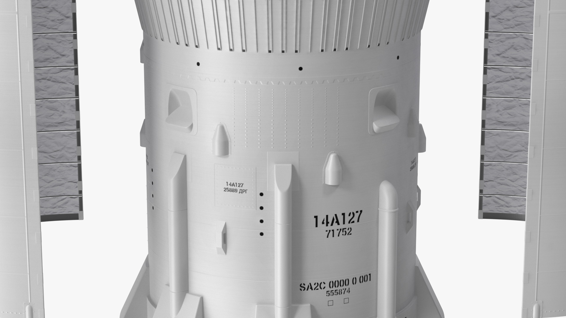 3D model LV Angara Breeze M Upper Stage