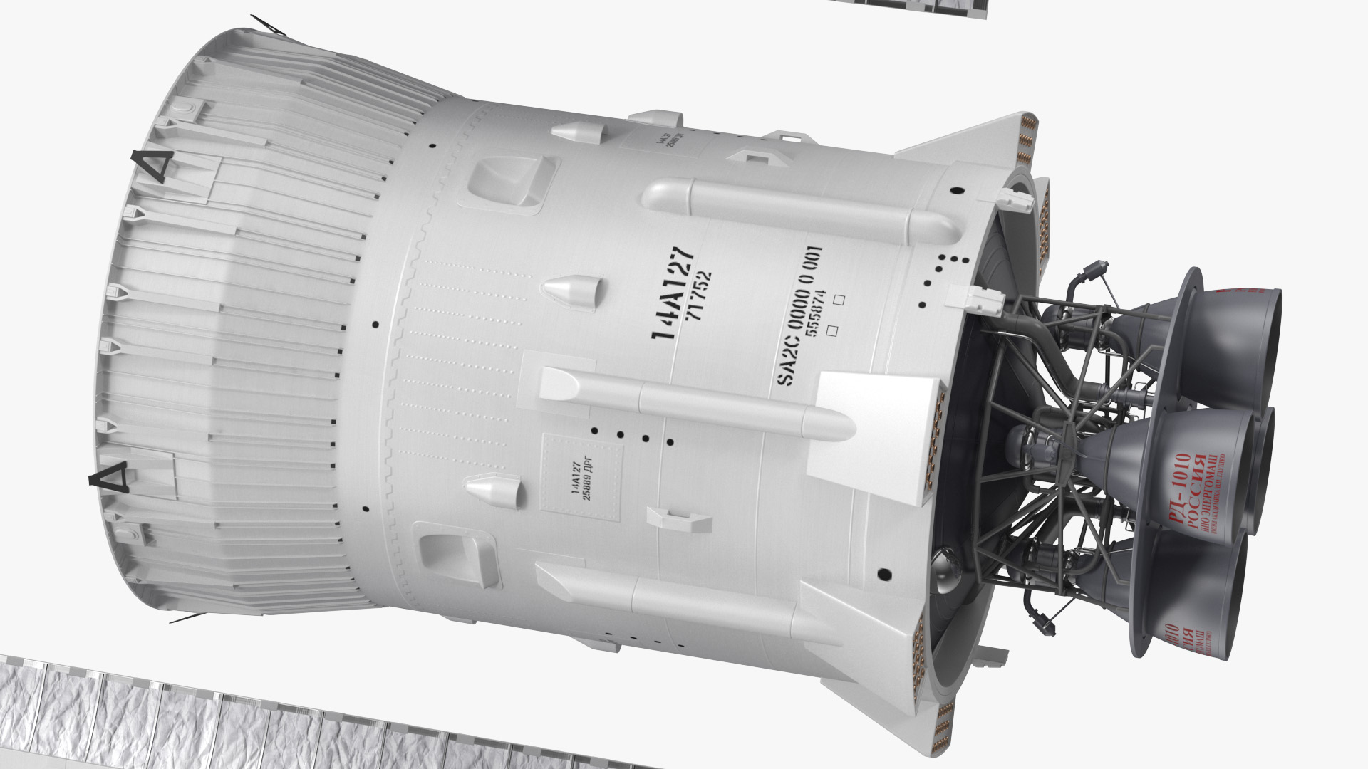 3D model LV Angara Breeze M Upper Stage