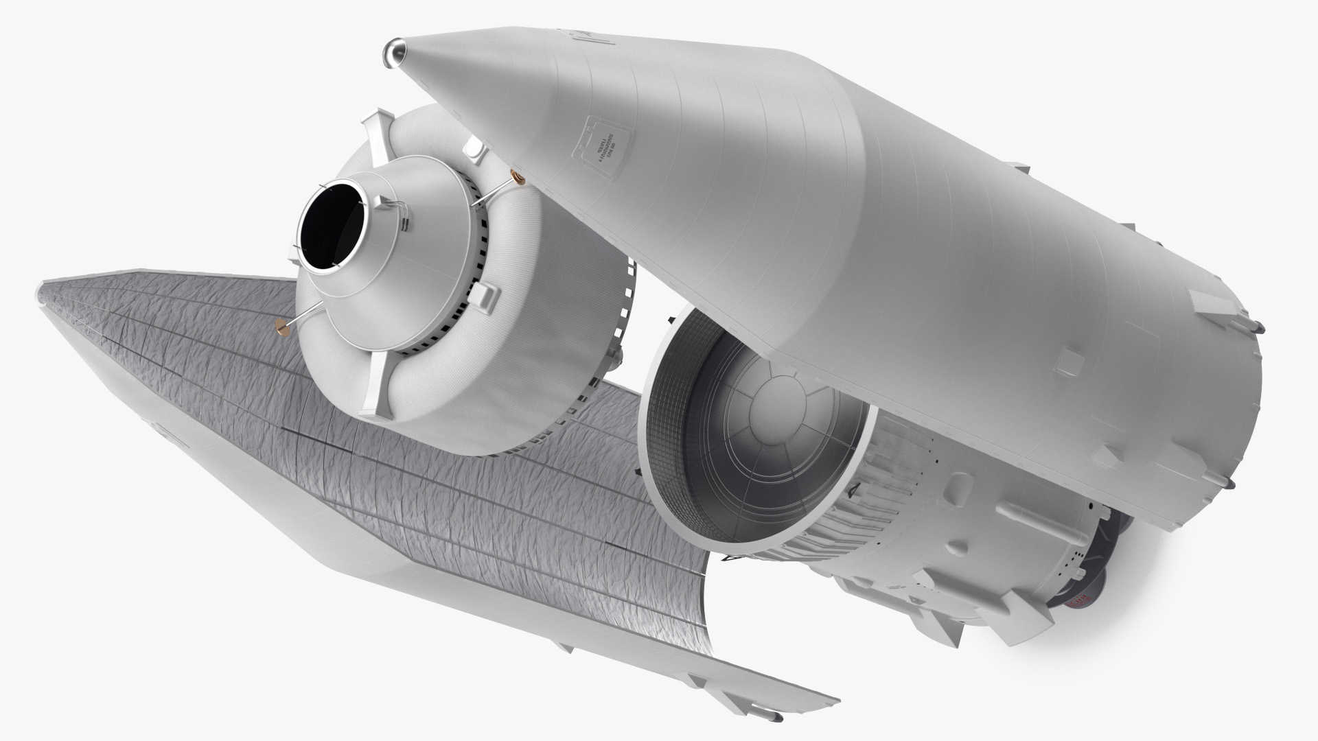 3D model LV Angara Breeze M Upper Stage