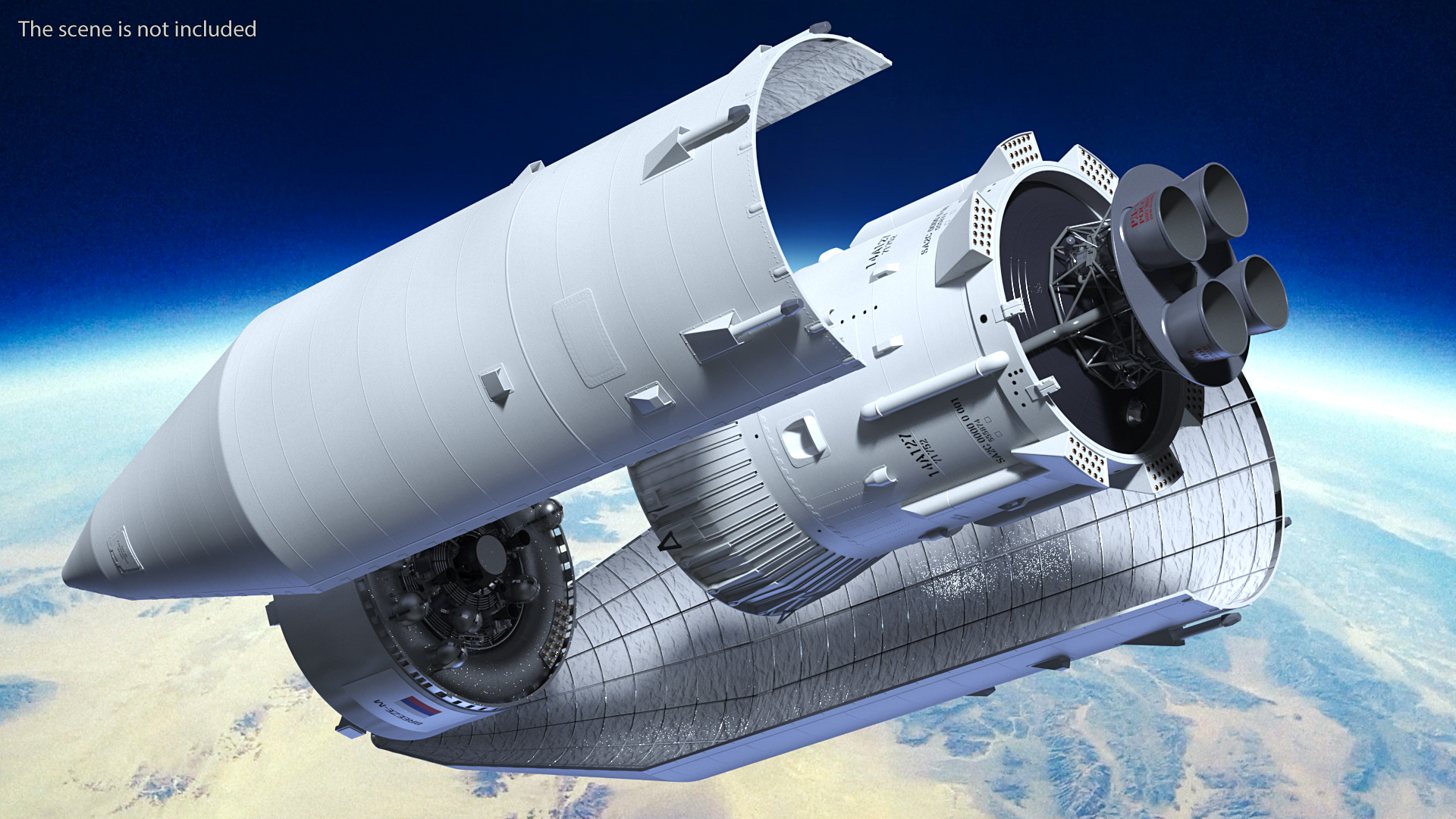 3D model LV Angara Breeze M Upper Stage