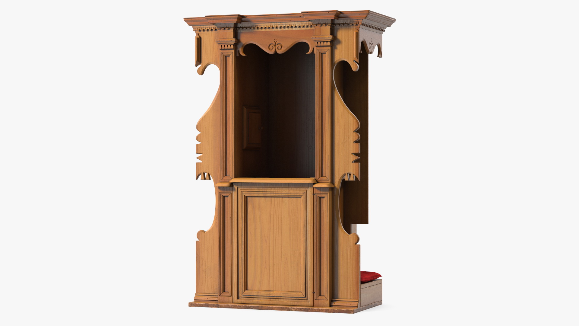 3D model Renaissance Style Confessional