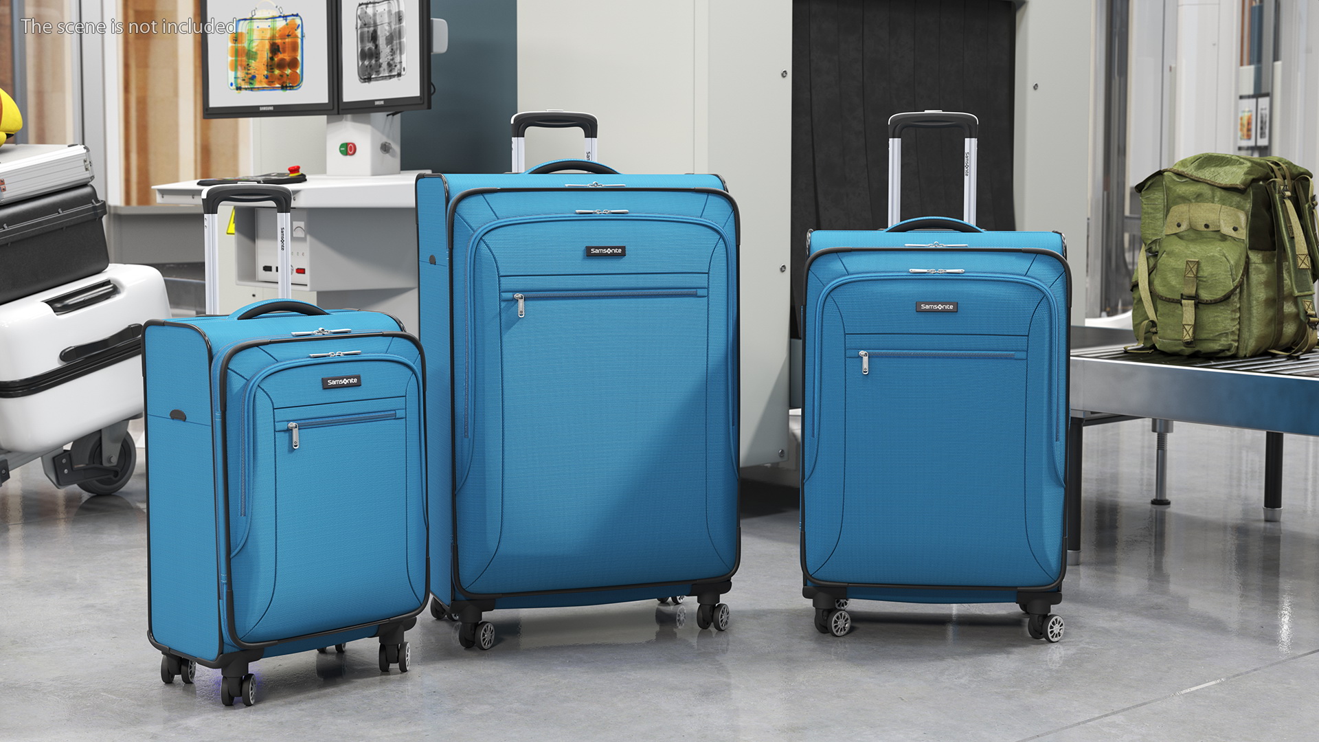 Samsonite Ascella X Teal 3D model