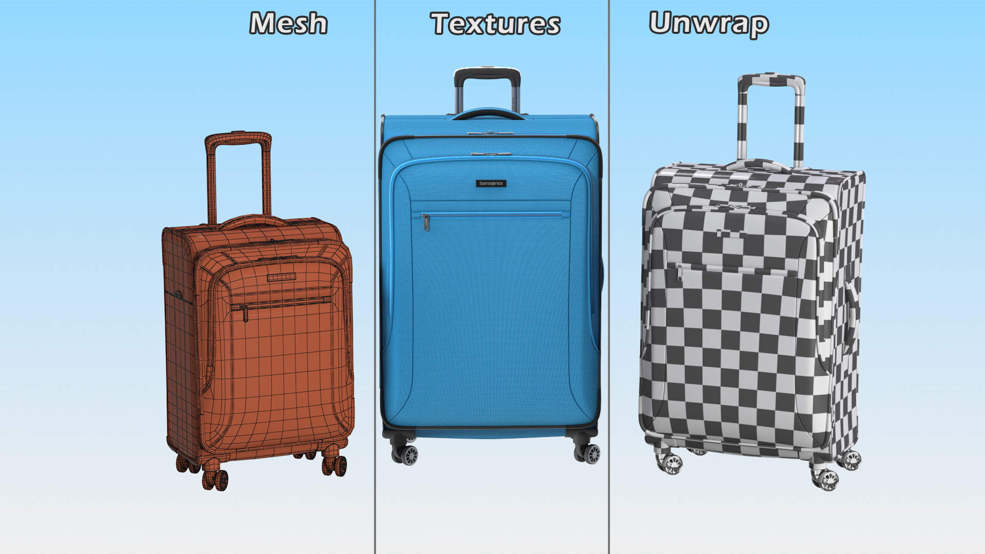 Samsonite Ascella X Teal 3D model
