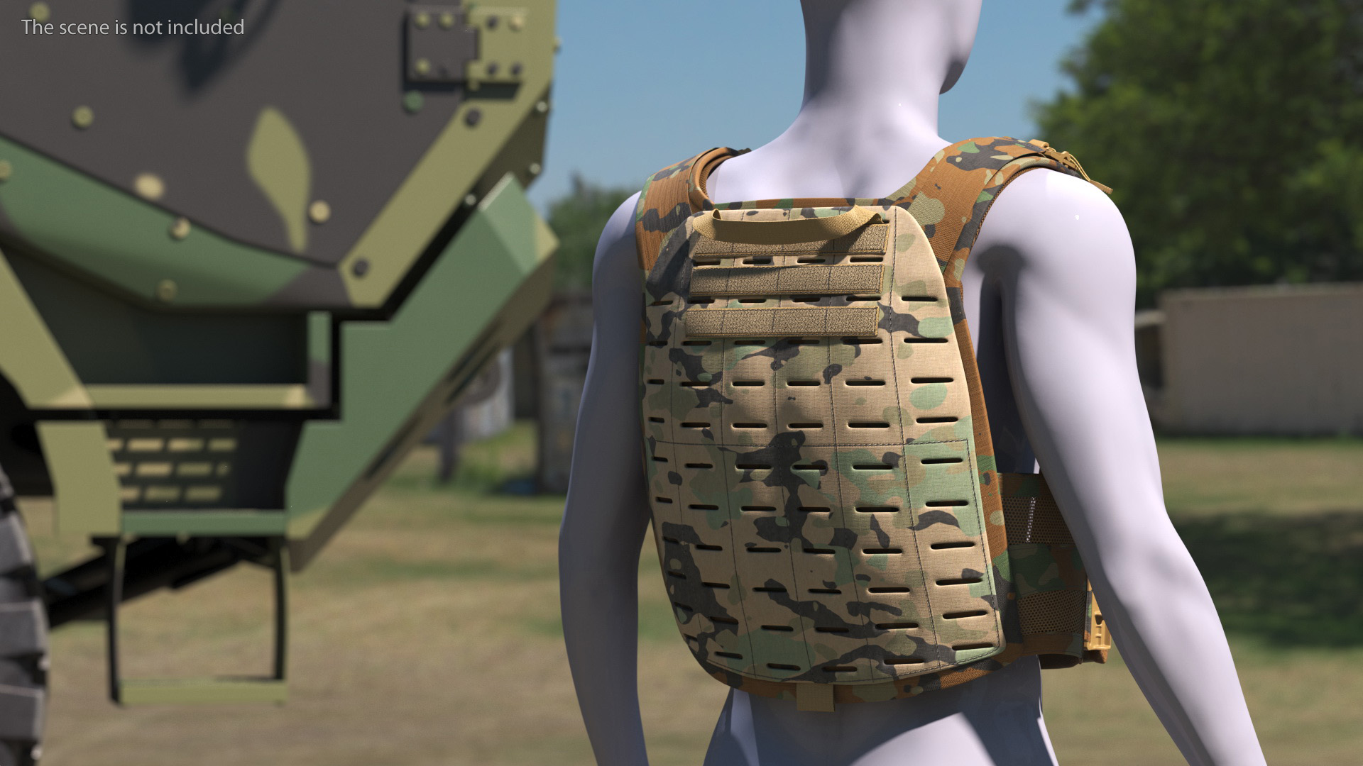 Tactical Body Armor Vest 3D model