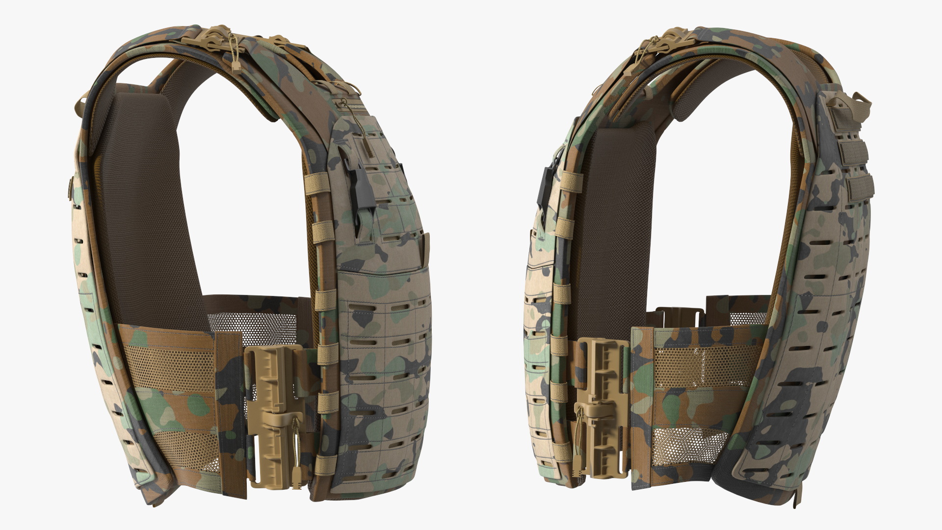 Tactical Body Armor Vest 3D model