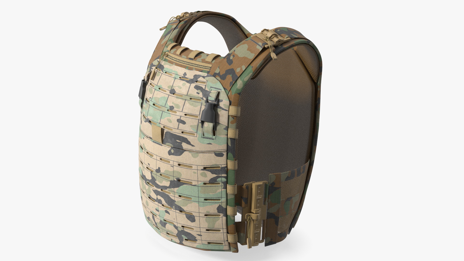 Tactical Body Armor Vest 3D model