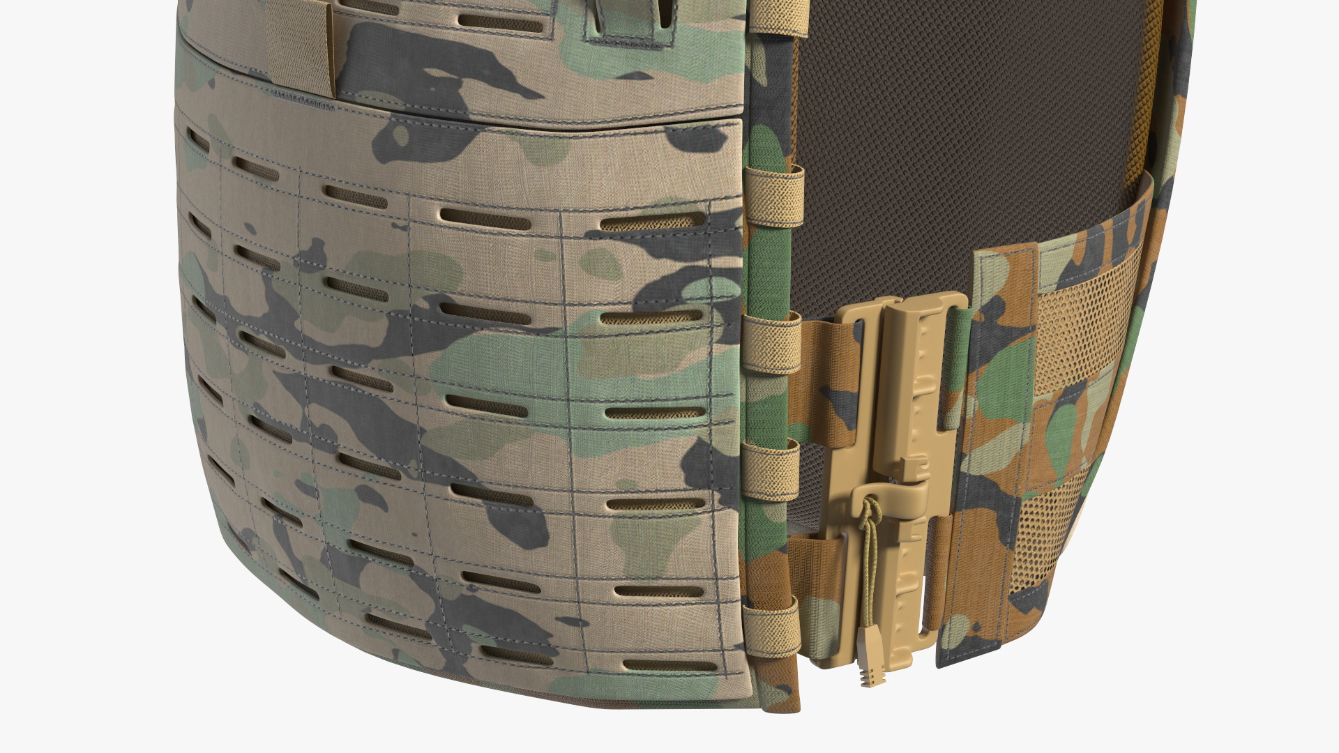 Tactical Body Armor Vest 3D model
