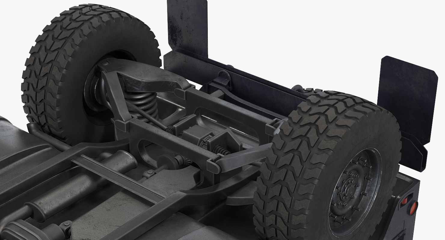 Humvee M1151 Enhanced Armament Carrier Simple Interior Camo 3D model
